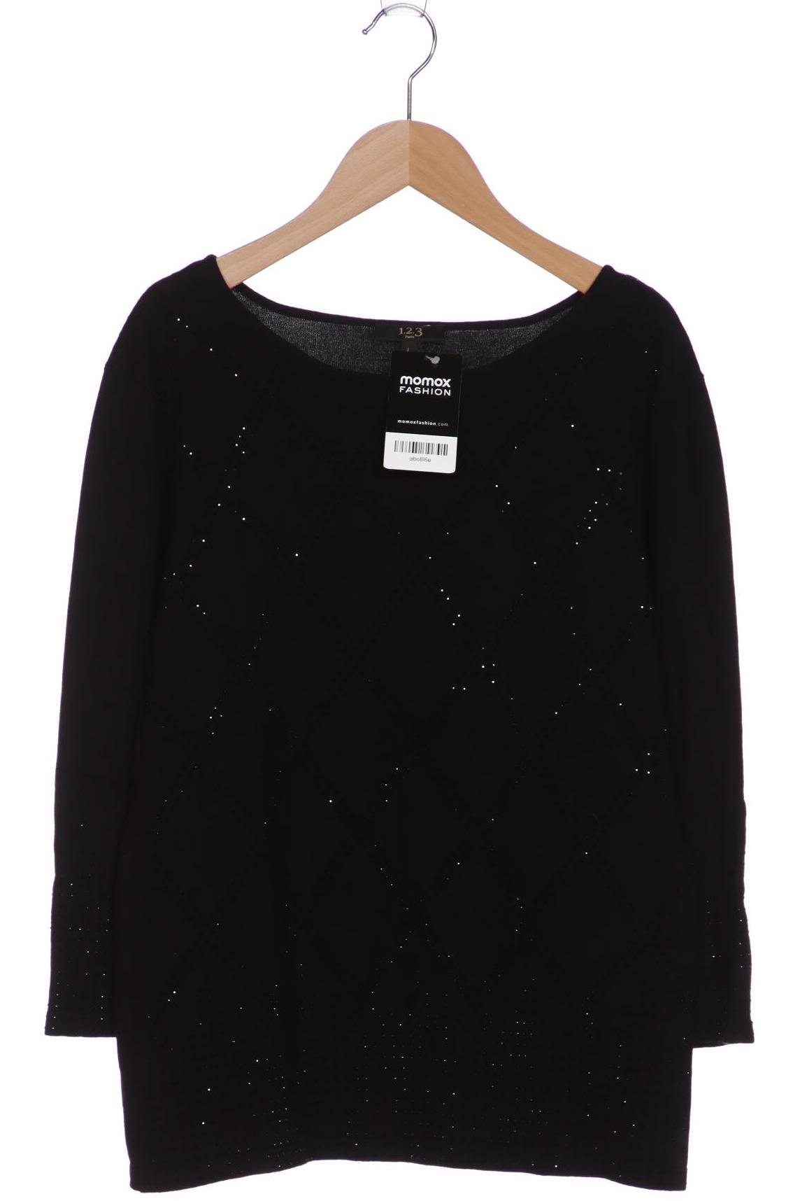 

1 2 3 Paris Damen Pullover, schwarz