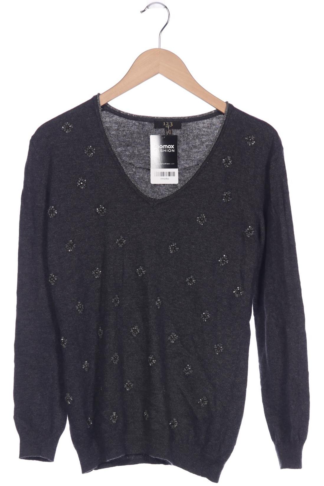 

1 2 3 Paris Damen Pullover, grau, Gr. 38