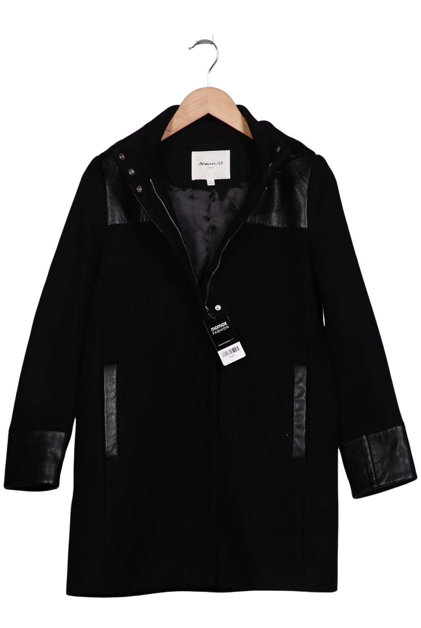 

1 2 3 Paris Damen Mantel, schwarz, Gr. 34