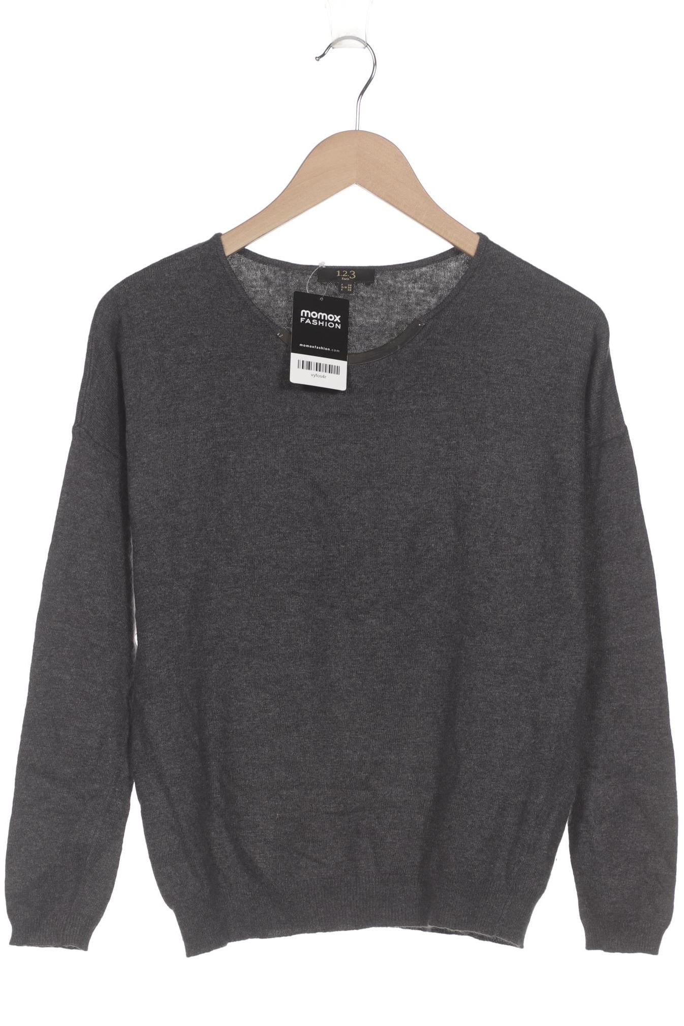 

1 2 3 Paris Damen Pullover, grau, Gr. 34