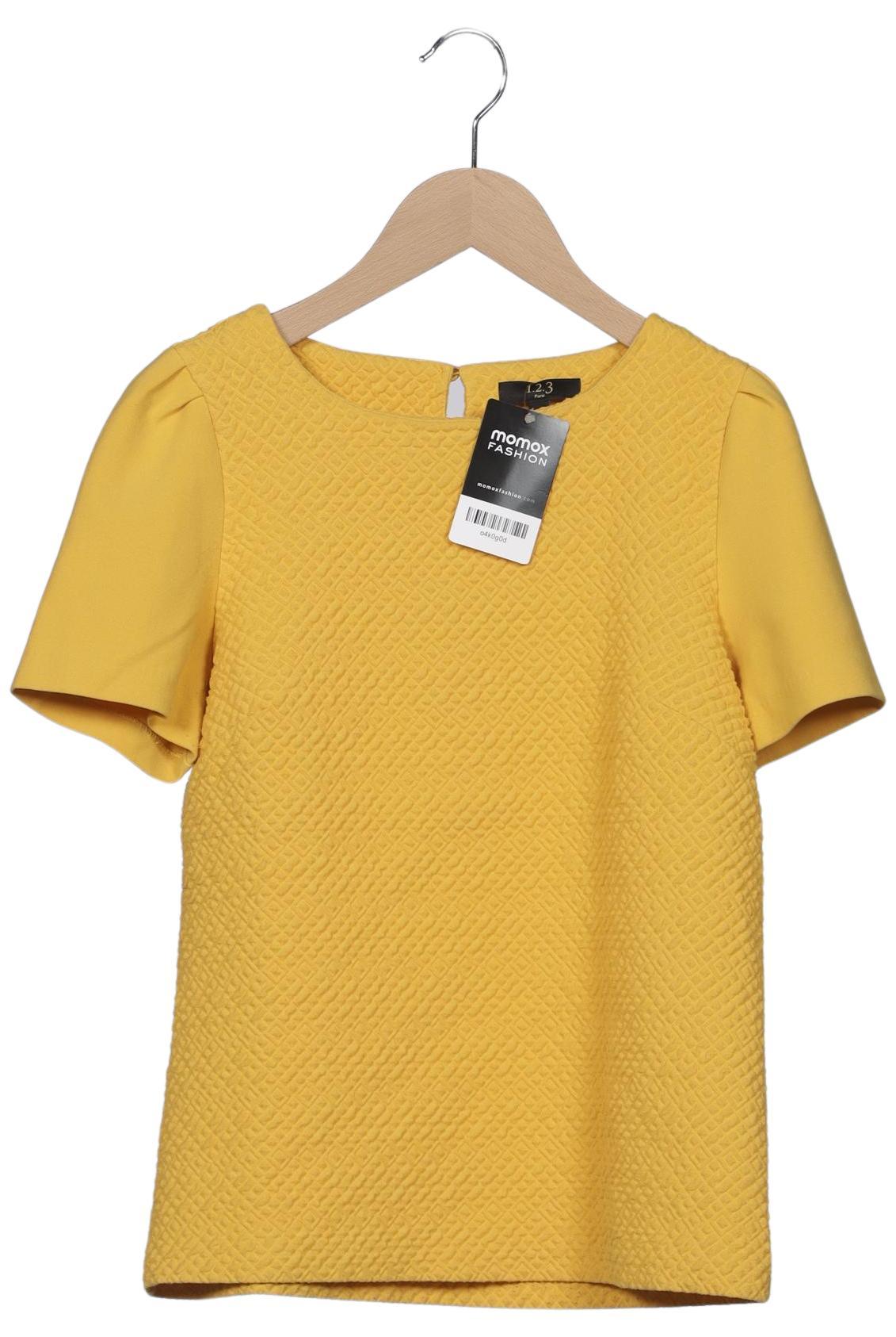 

1 2 3 Paris Damen T-Shirt, gelb, Gr. 34