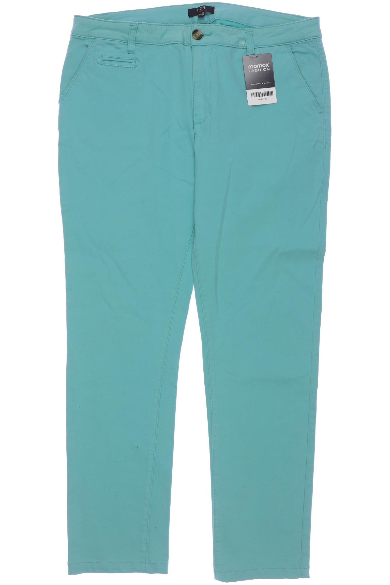 

1 2 3 Paris Damen Stoffhose, türkis, Gr. 40