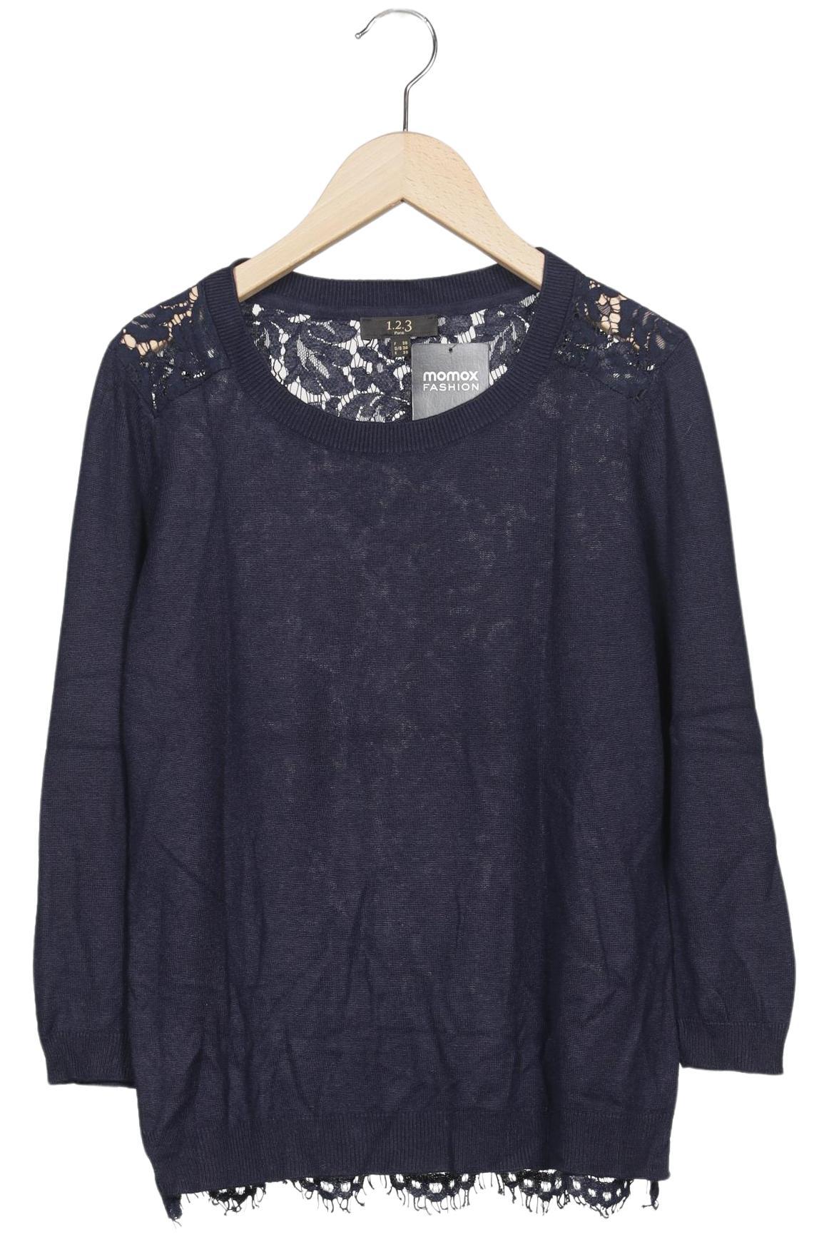 

1 2 3 Paris Damen Pullover, marineblau, Gr. 34