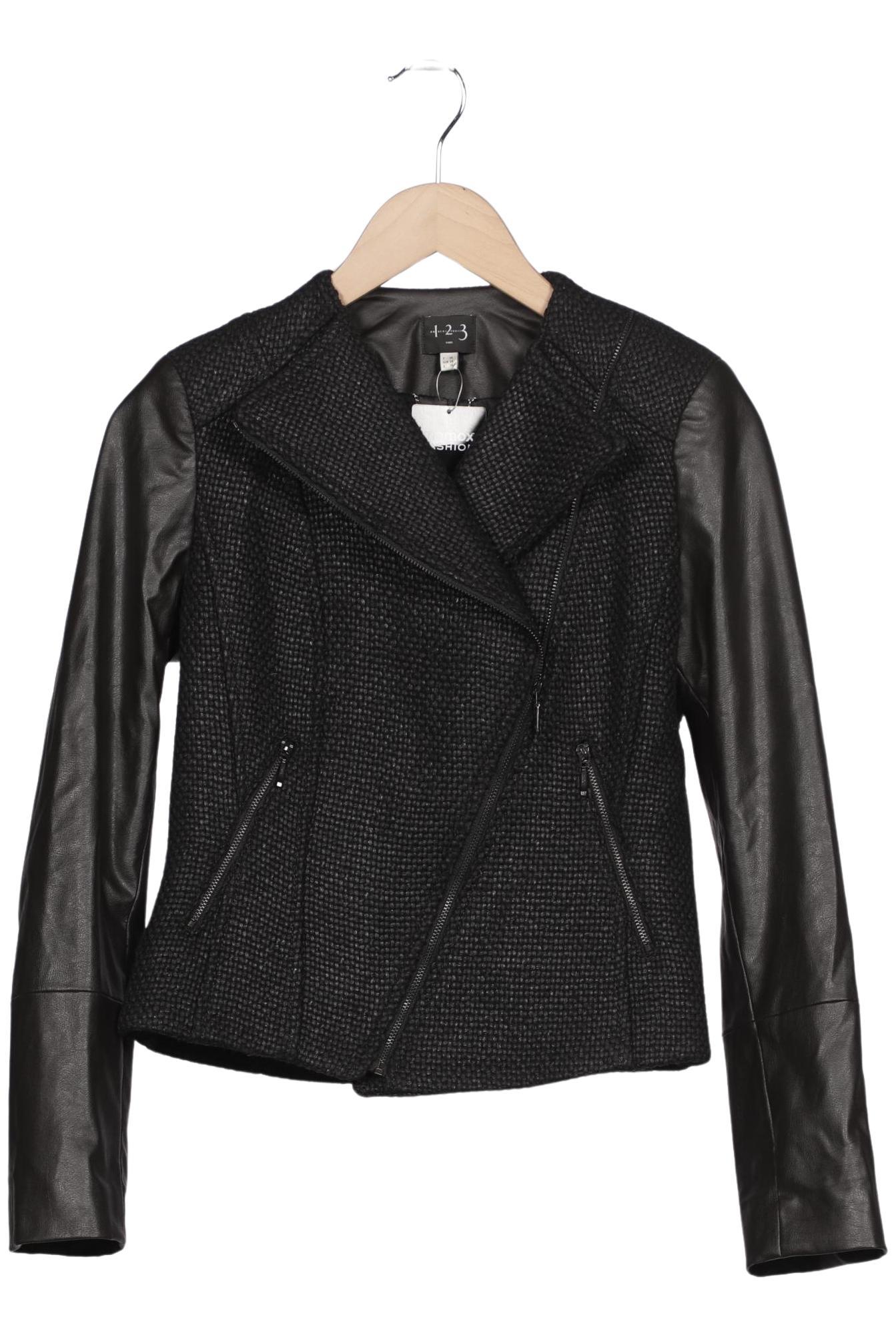 

1 2 3 Paris Damen Jacke, schwarz, Gr. 34