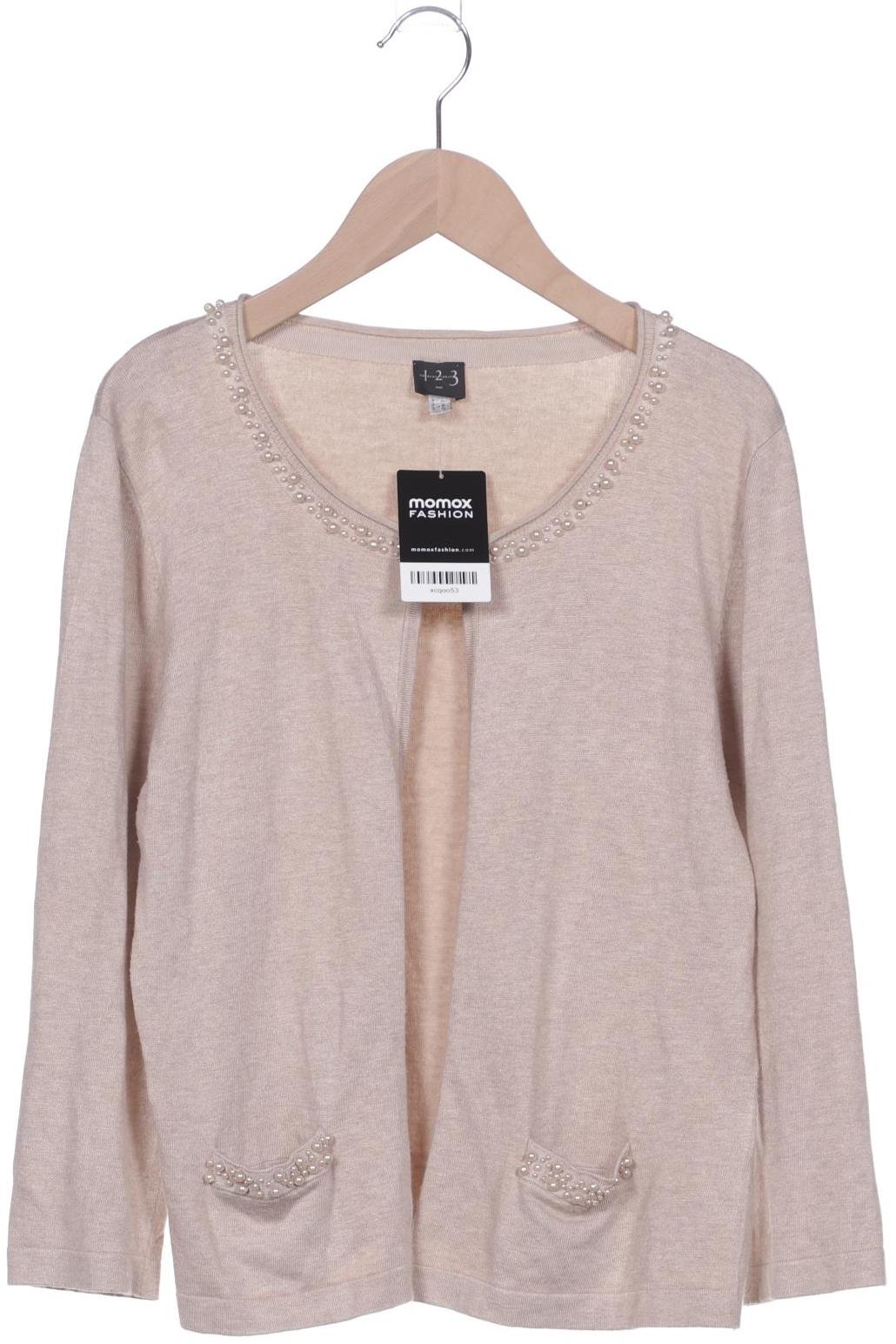 

1 2 3 Paris Damen Strickjacke, beige, Gr. 40