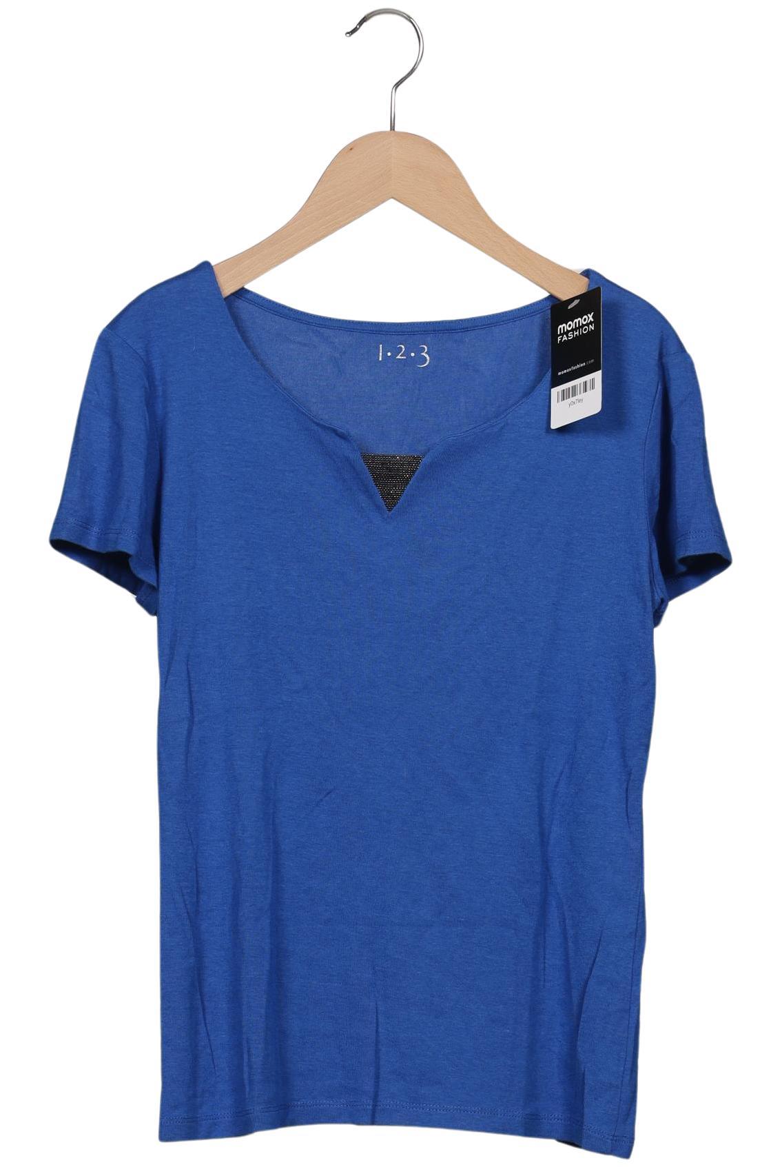 

1 2 3 Paris Damen T-Shirt, blau, Gr. 36