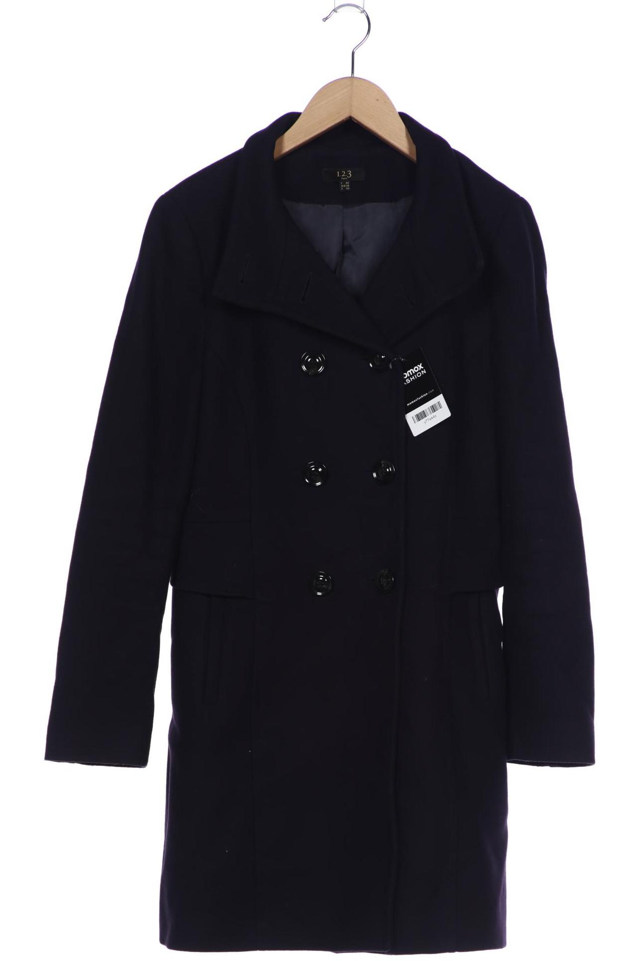 

1 2 3 Paris Damen Mantel, marineblau, Gr. 38