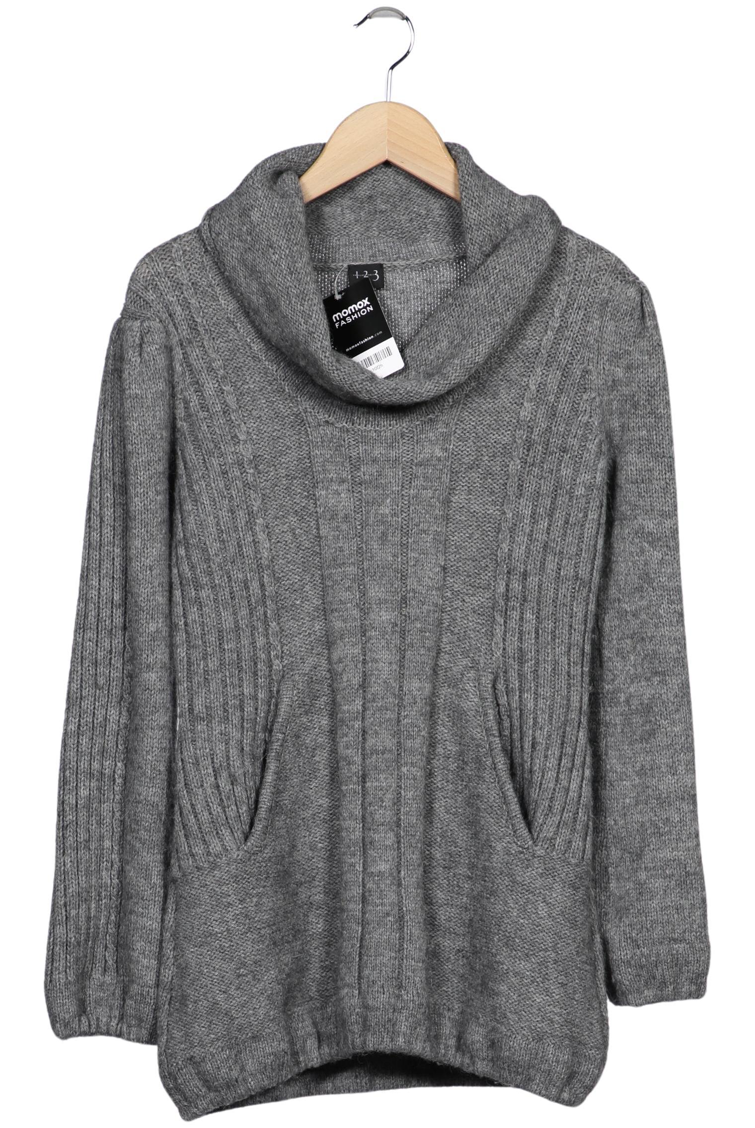 

1 2 3 Paris Damen Pullover, grau, Gr. 36