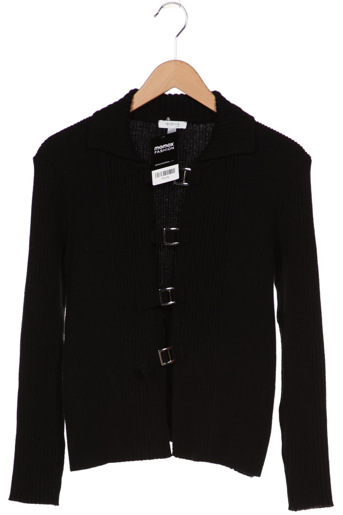

1 2 3 Paris Damen Strickjacke, schwarz