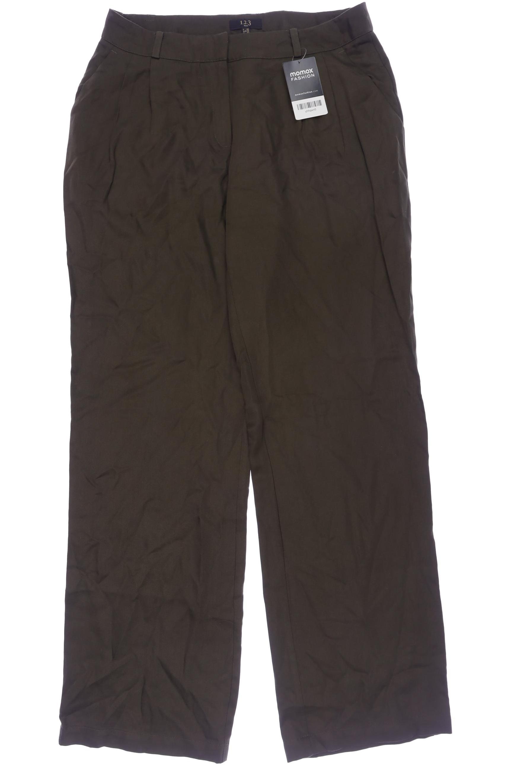 

1 2 3 Paris Damen Stoffhose, grün, Gr. 38