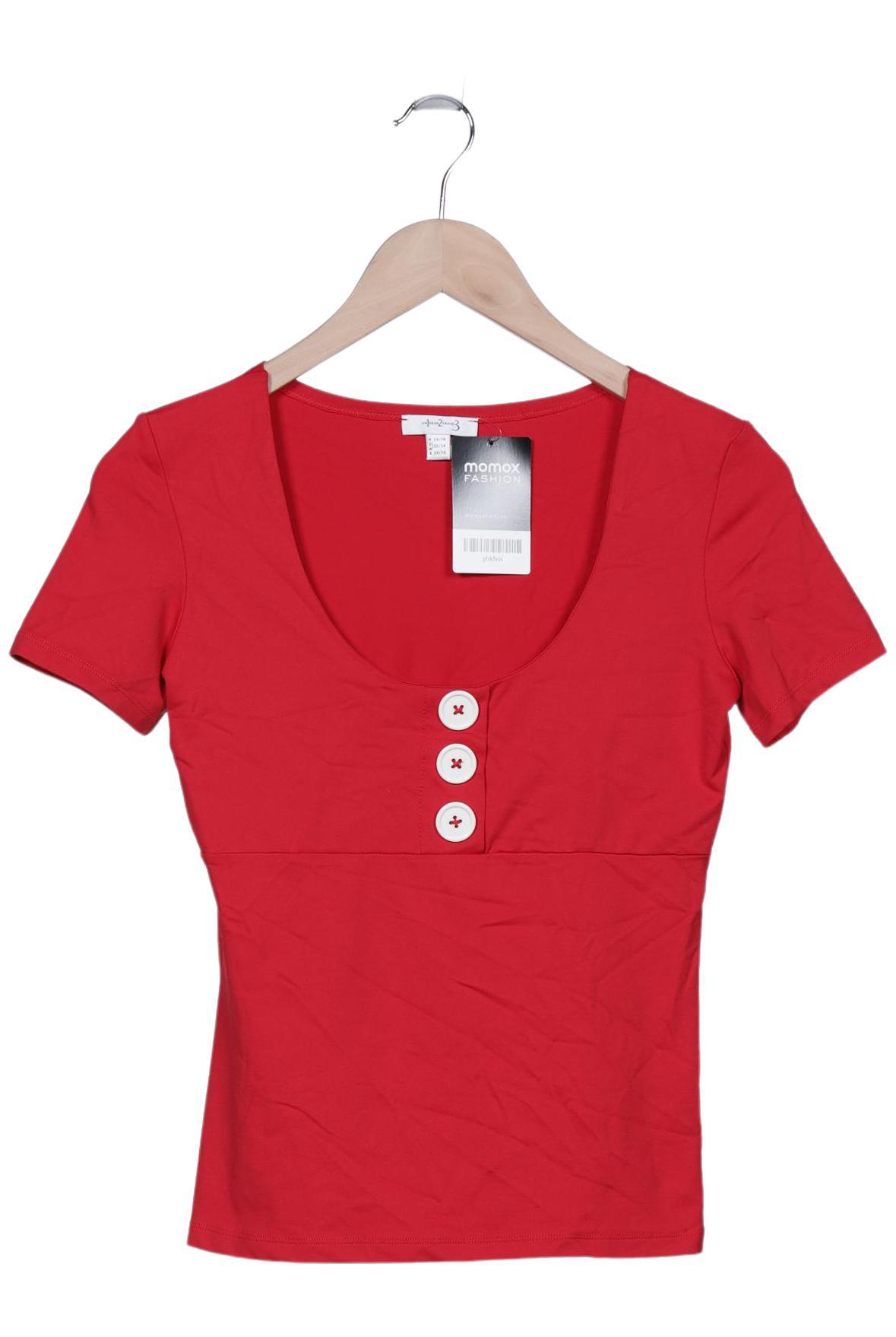 

1 2 3 Paris Damen T-Shirt, rot, Gr. 32