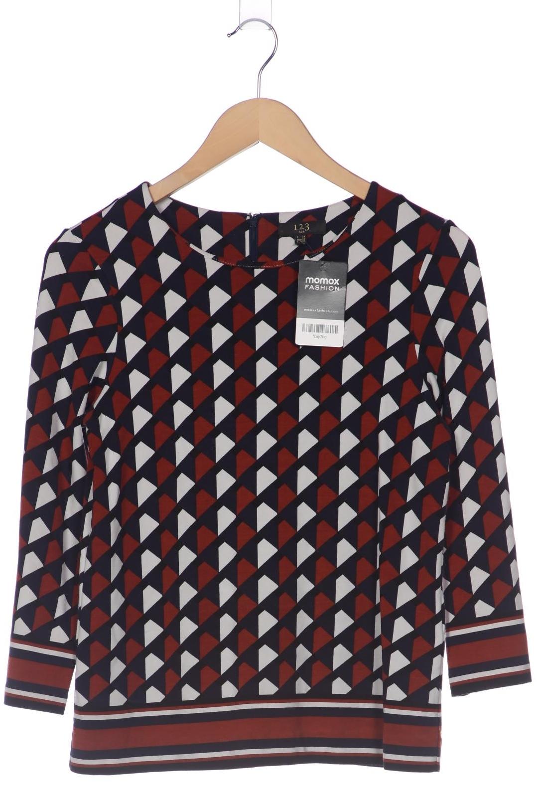 

1 2 3 Paris Damen Langarmshirt, marineblau, Gr. 38