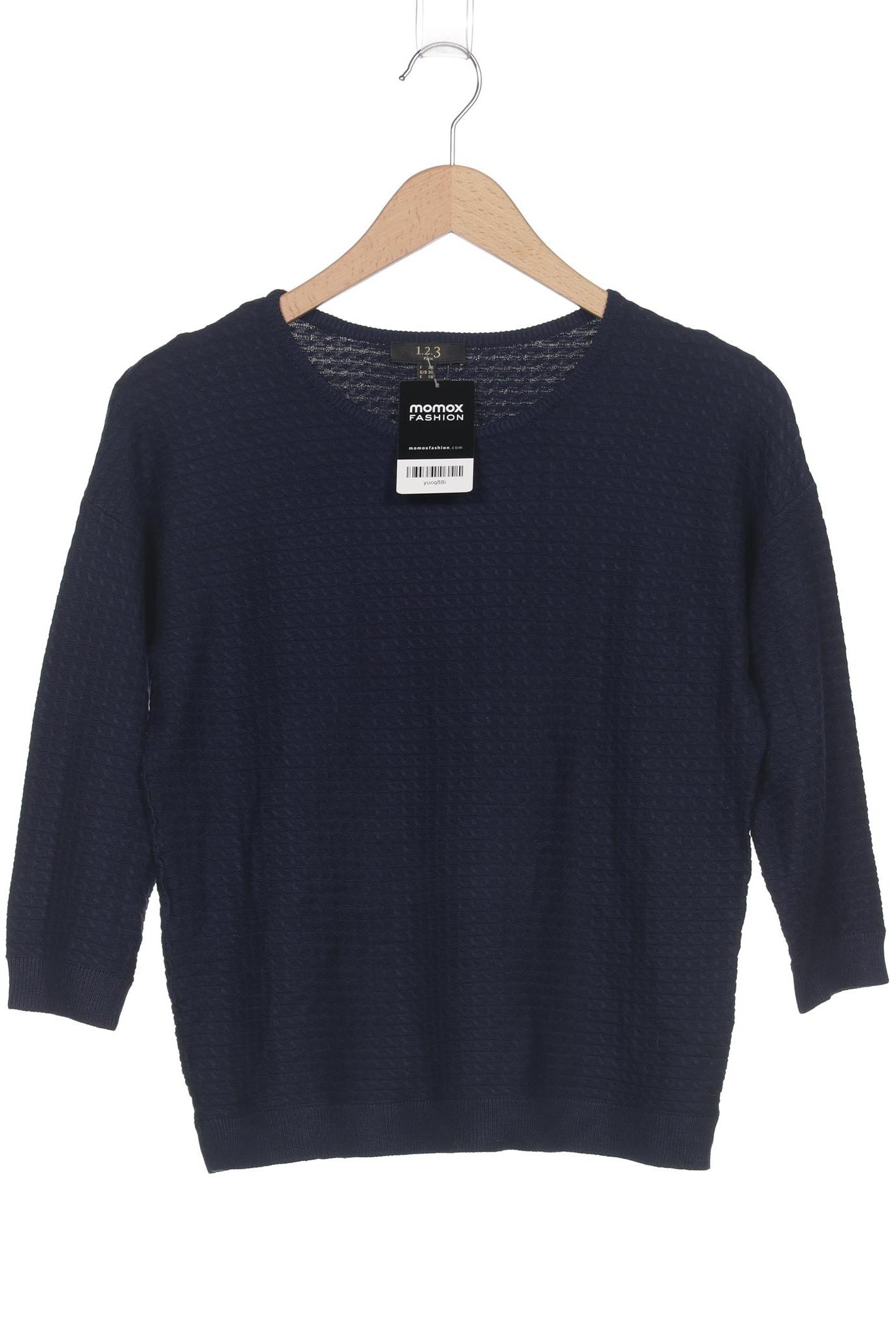 

1 2 3 Paris Damen Pullover, marineblau, Gr. 34