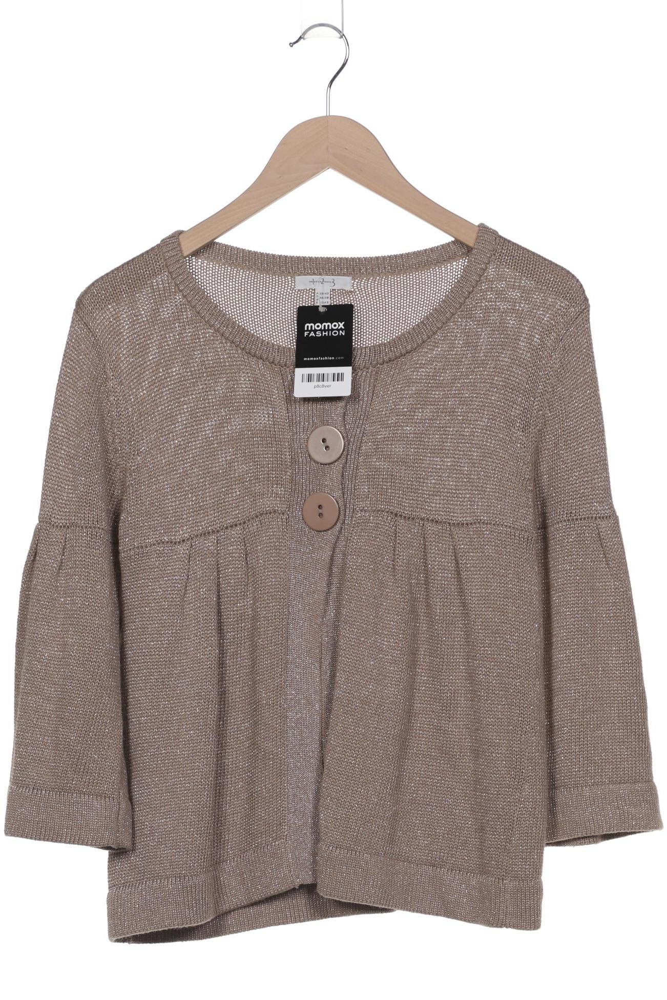 

1 2 3 Paris Damen Strickjacke, beige, Gr. 36