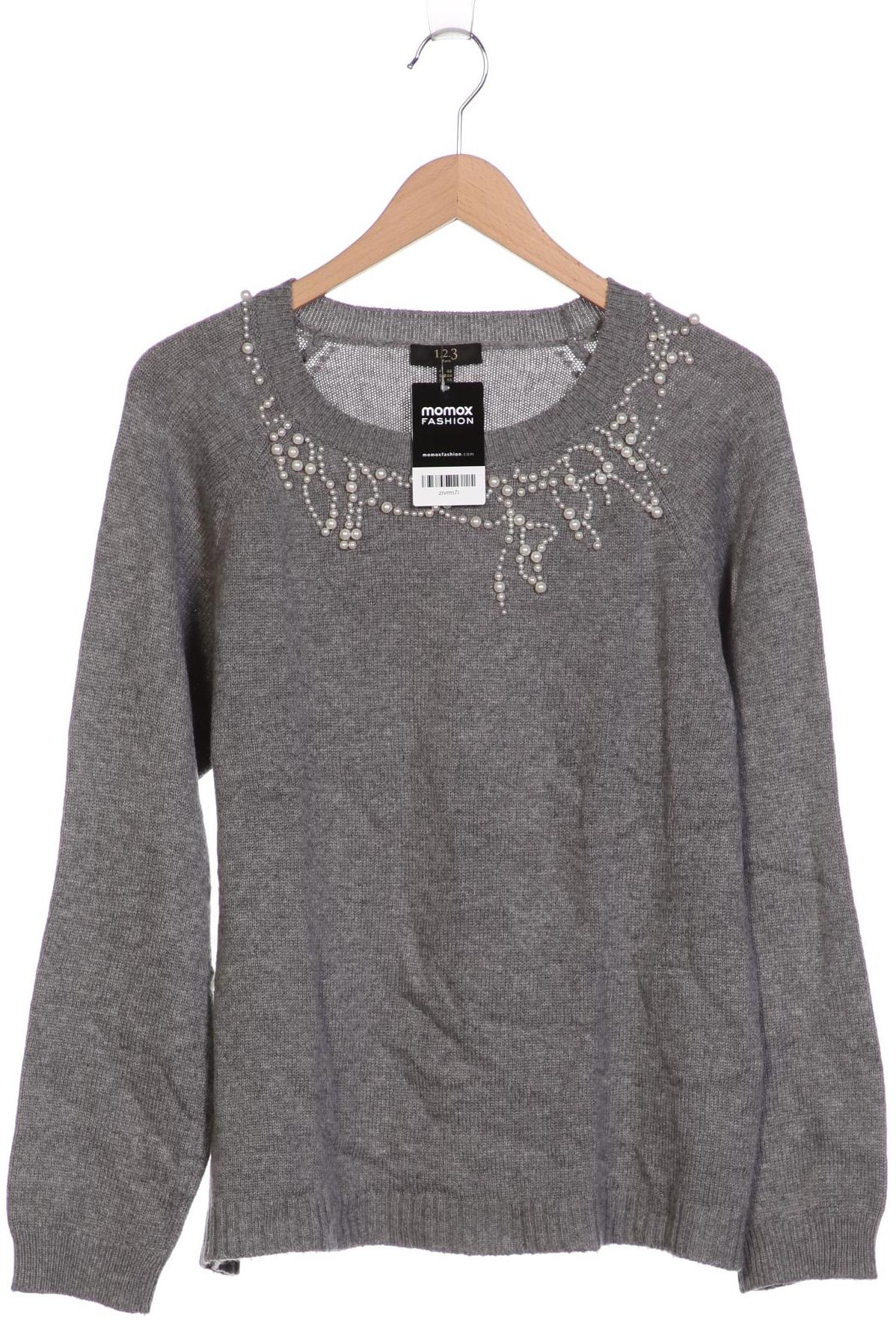 

1 2 3 Paris Damen Pullover, grau, Gr. 44