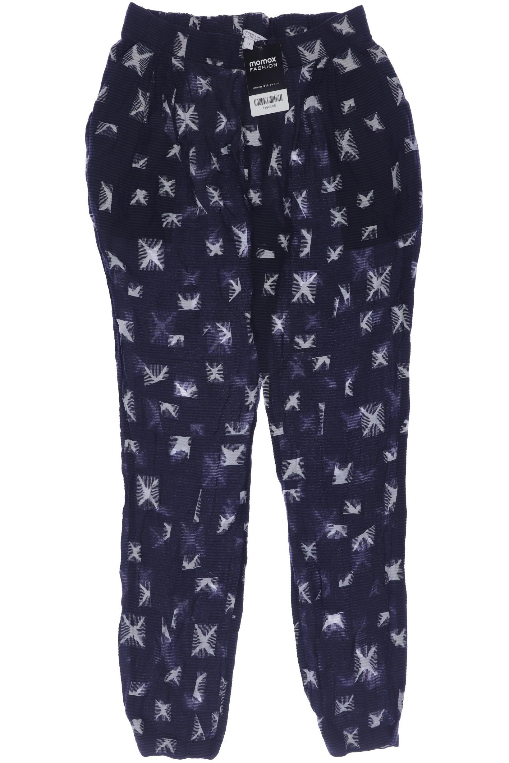 

10 Crosby by Derek Lam Damen Stoffhose, marineblau, Gr. 0