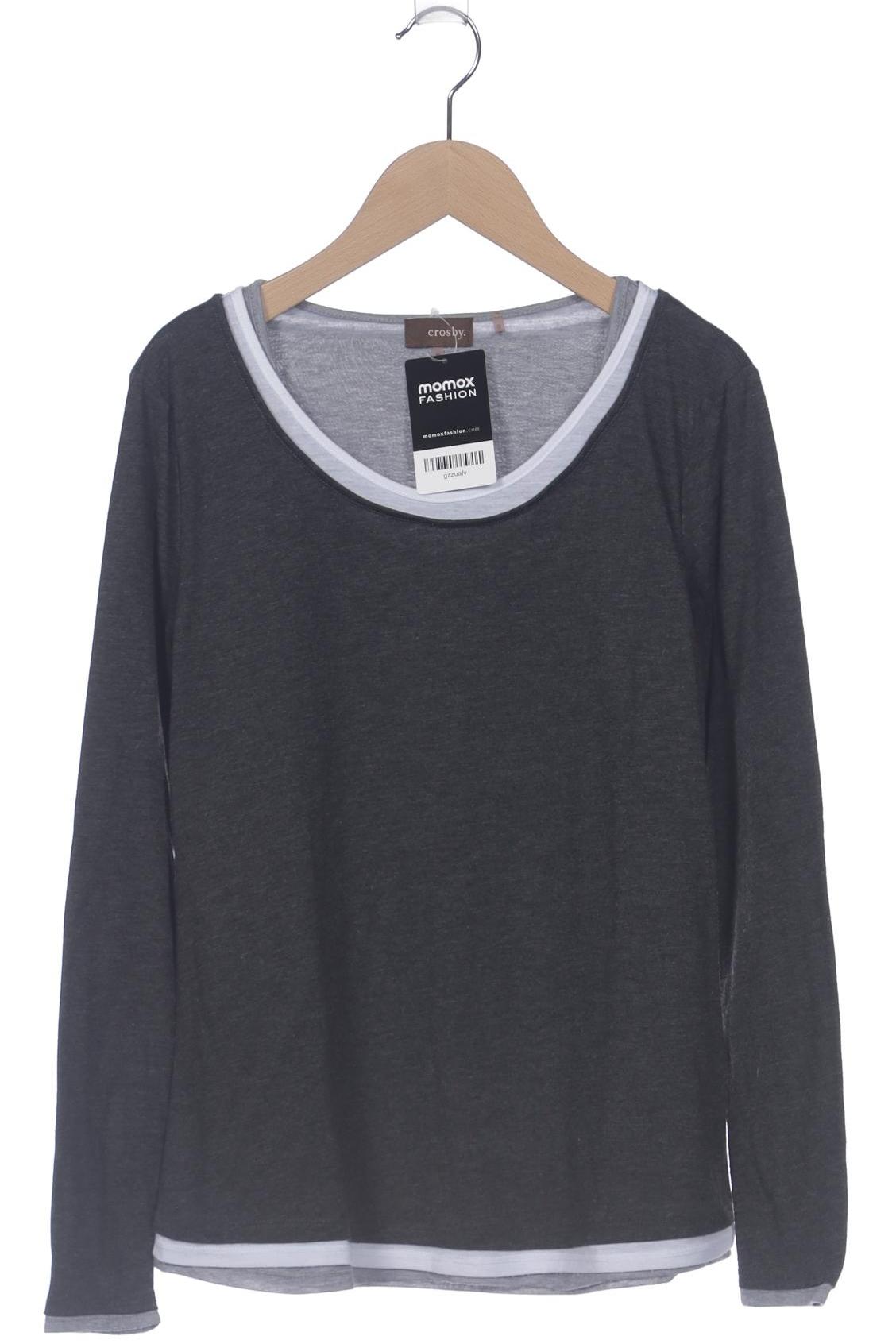 

10 Crosby by Derek Lam Damen Langarmshirt, grau, Gr. 38