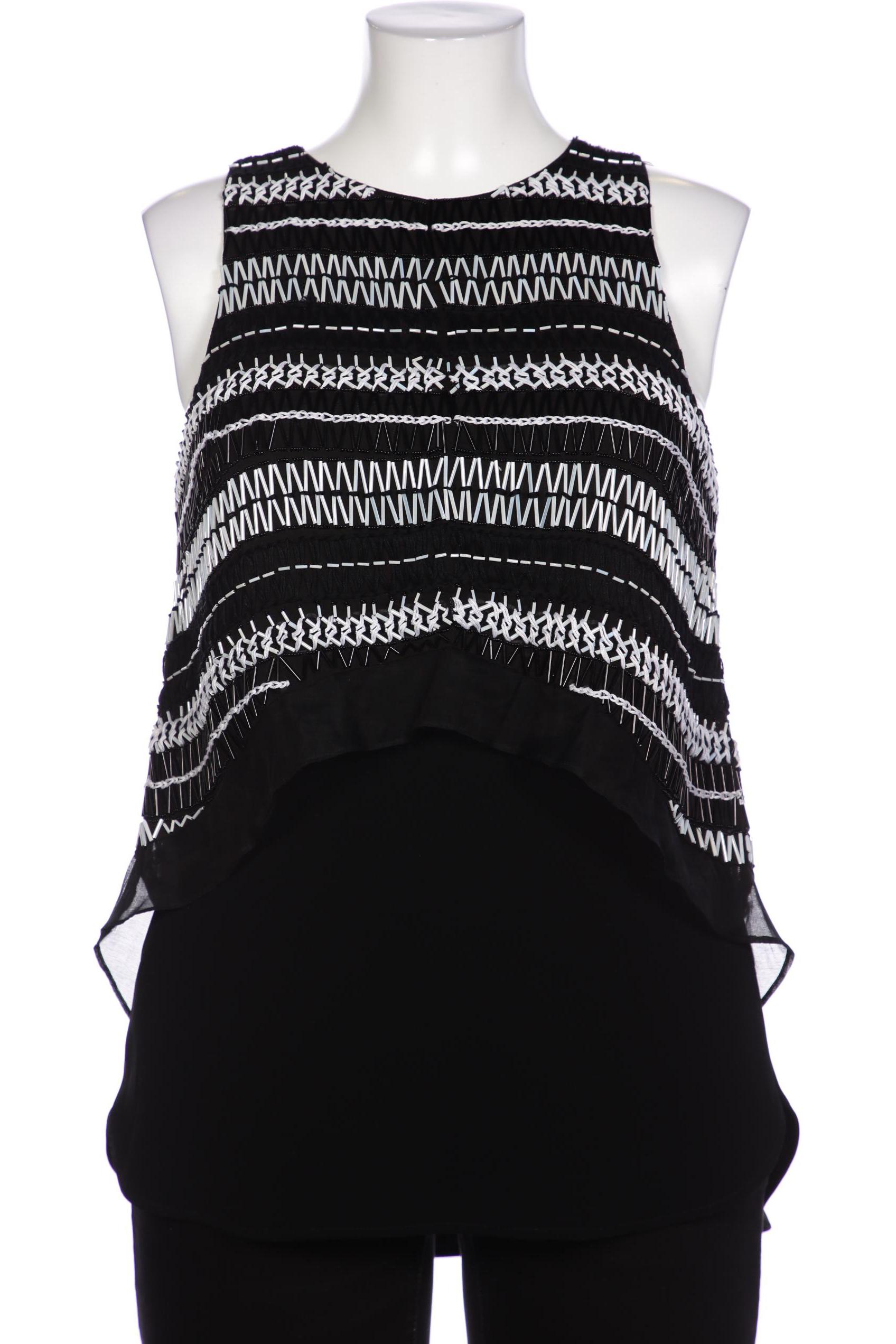 

10 Crosby by Derek Lam Damen Bluse, schwarz, Gr. 10