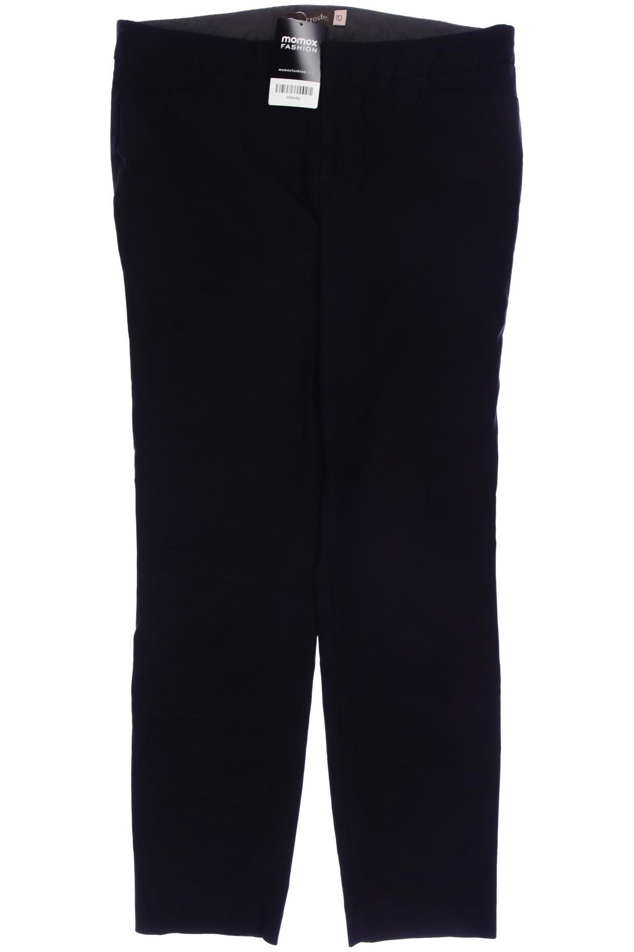 

10 Crosby by Derek Lam Damen Stoffhose, schwarz, Gr. 10