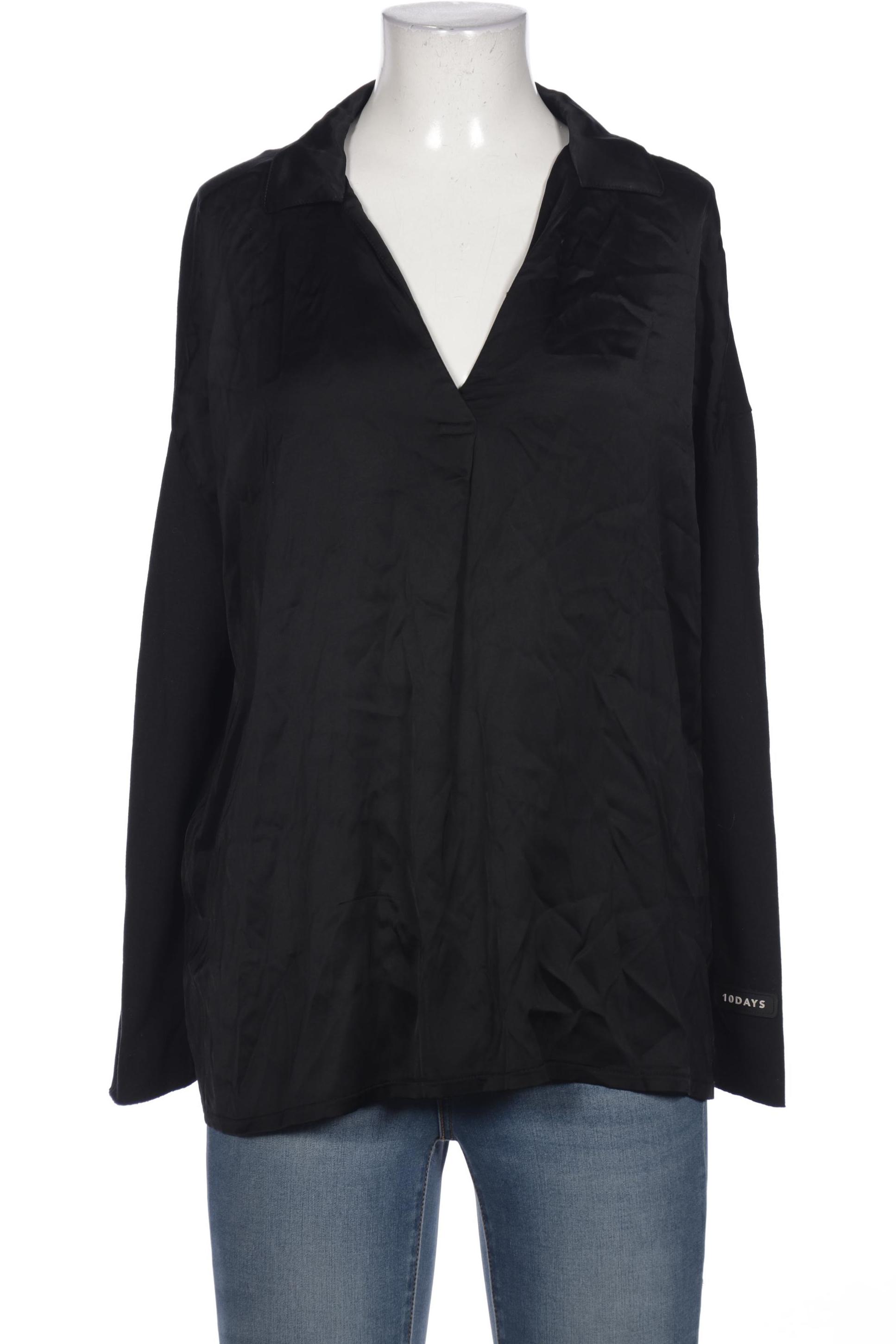 

10Days Damen Bluse, schwarz, Gr. 34