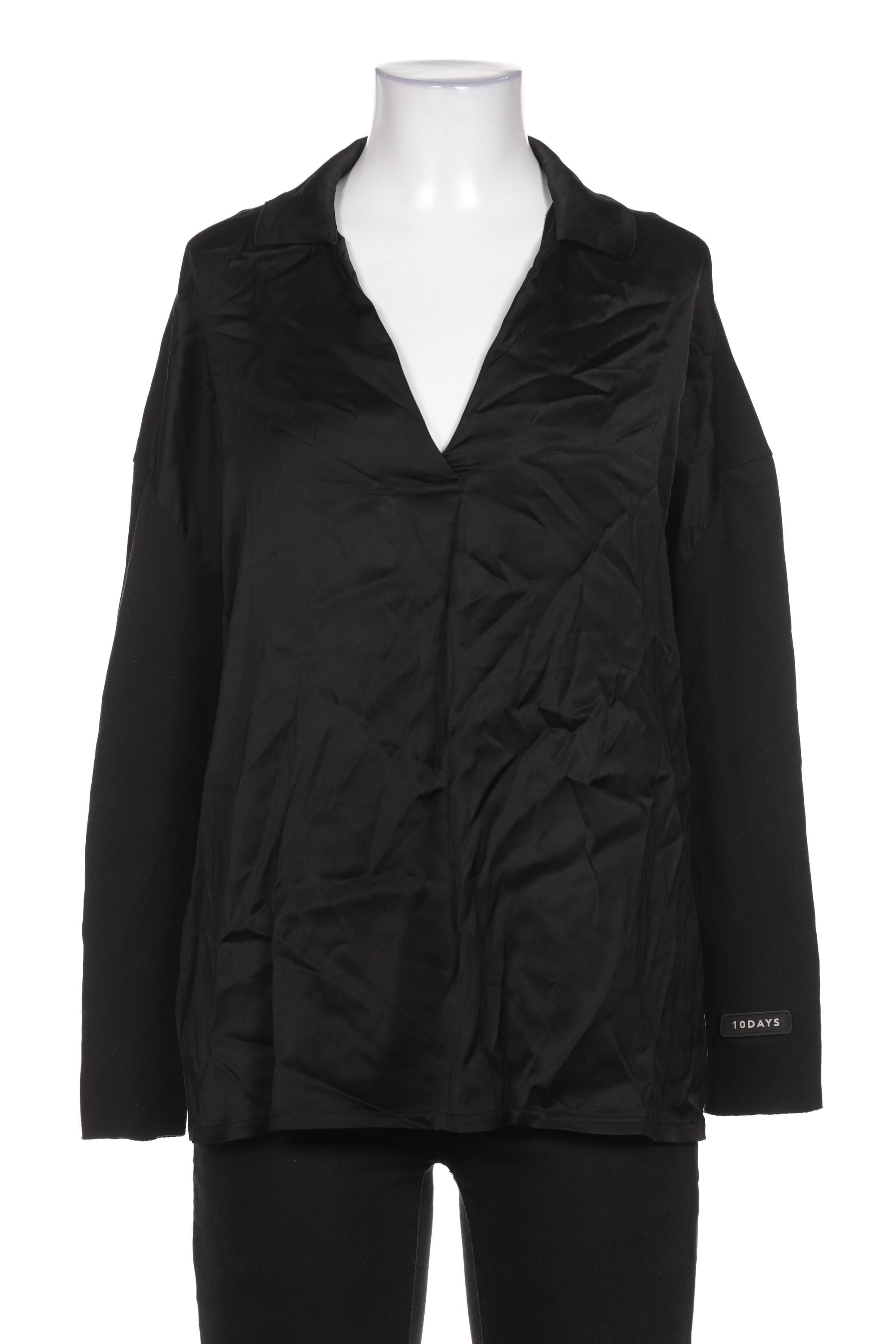 

10DAYS Damen Bluse, schwarz
