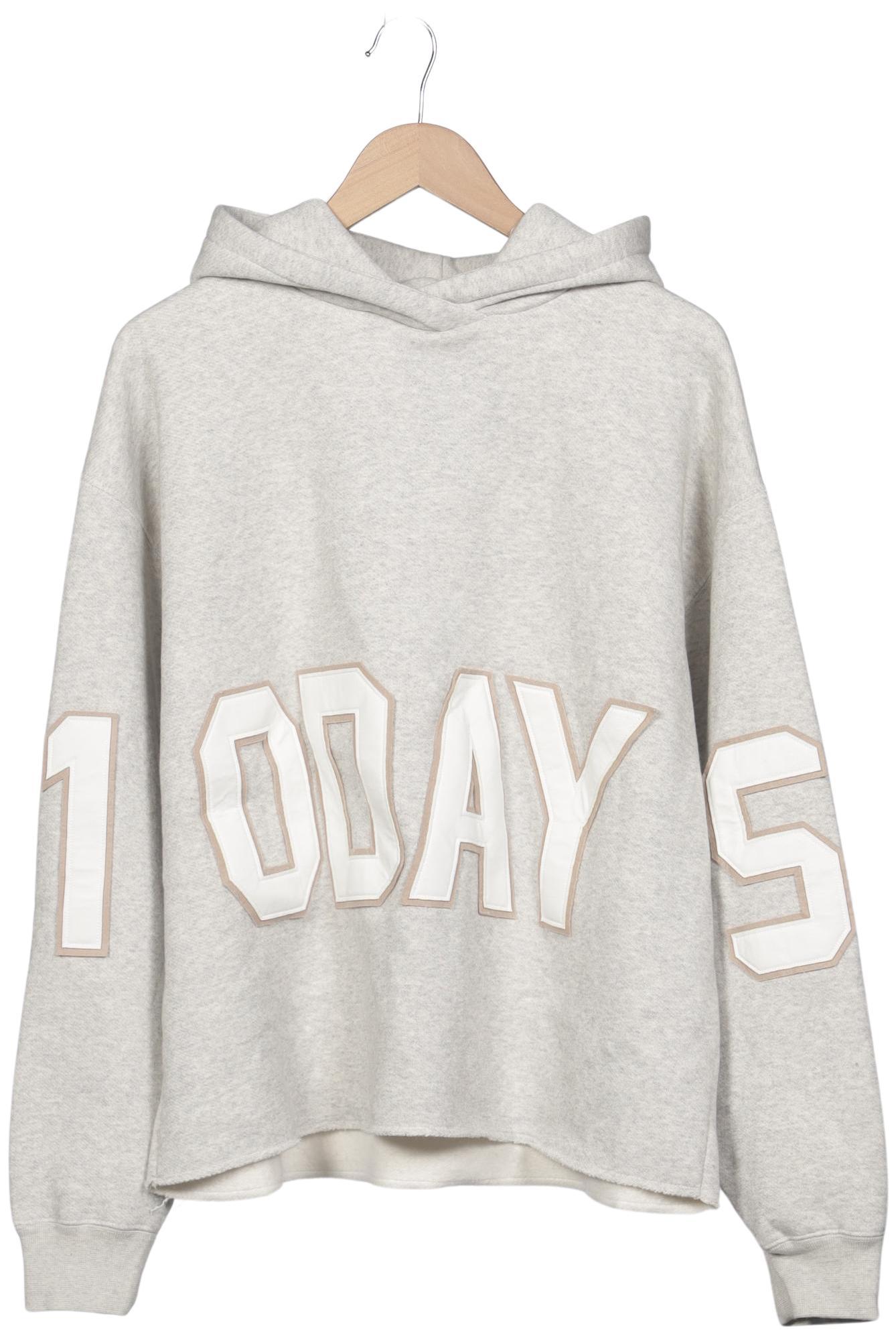 

10Days Damen Kapuzenpullover, grau, Gr. 36