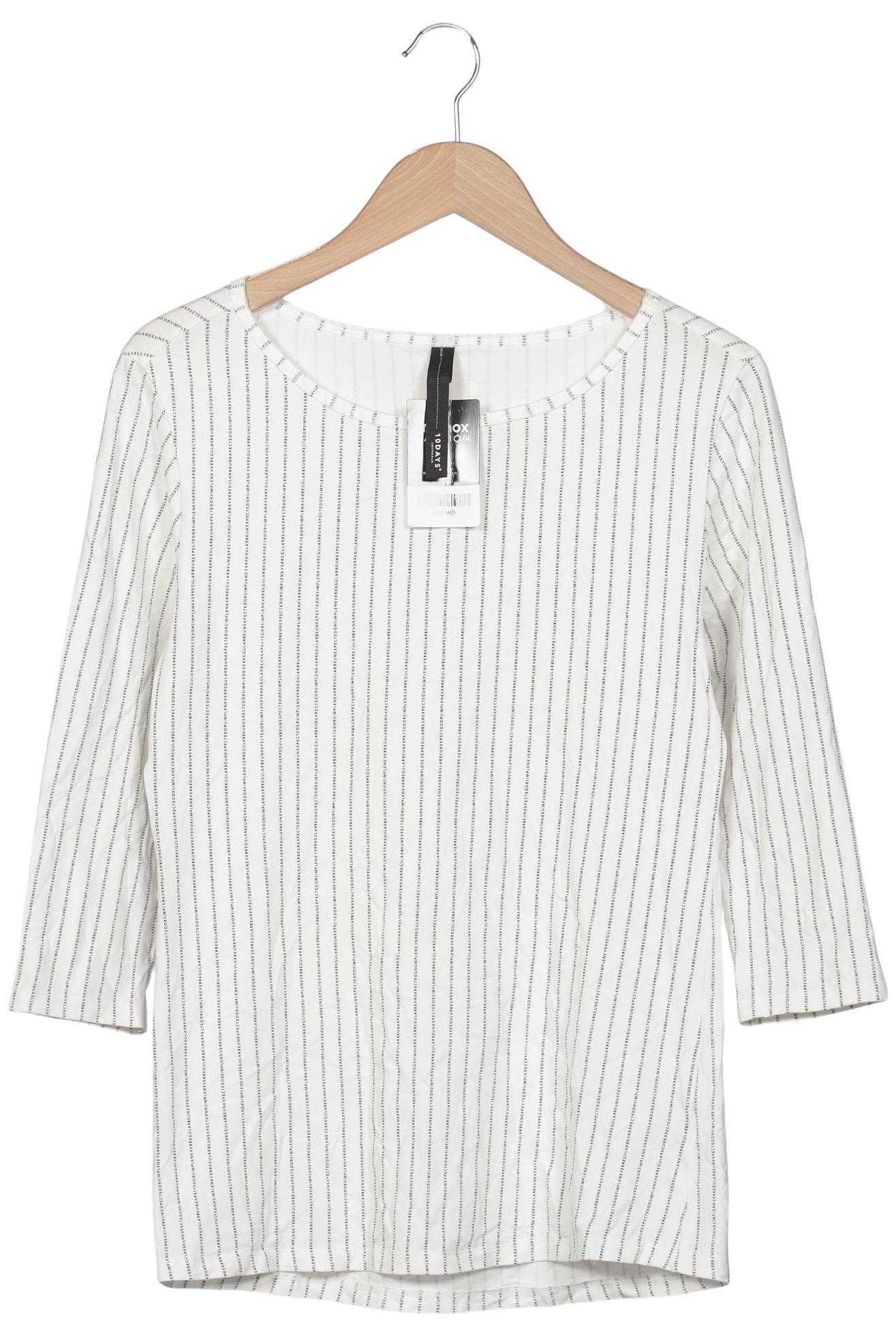 

10Days Damen Langarmshirt, weiß, Gr. 36
