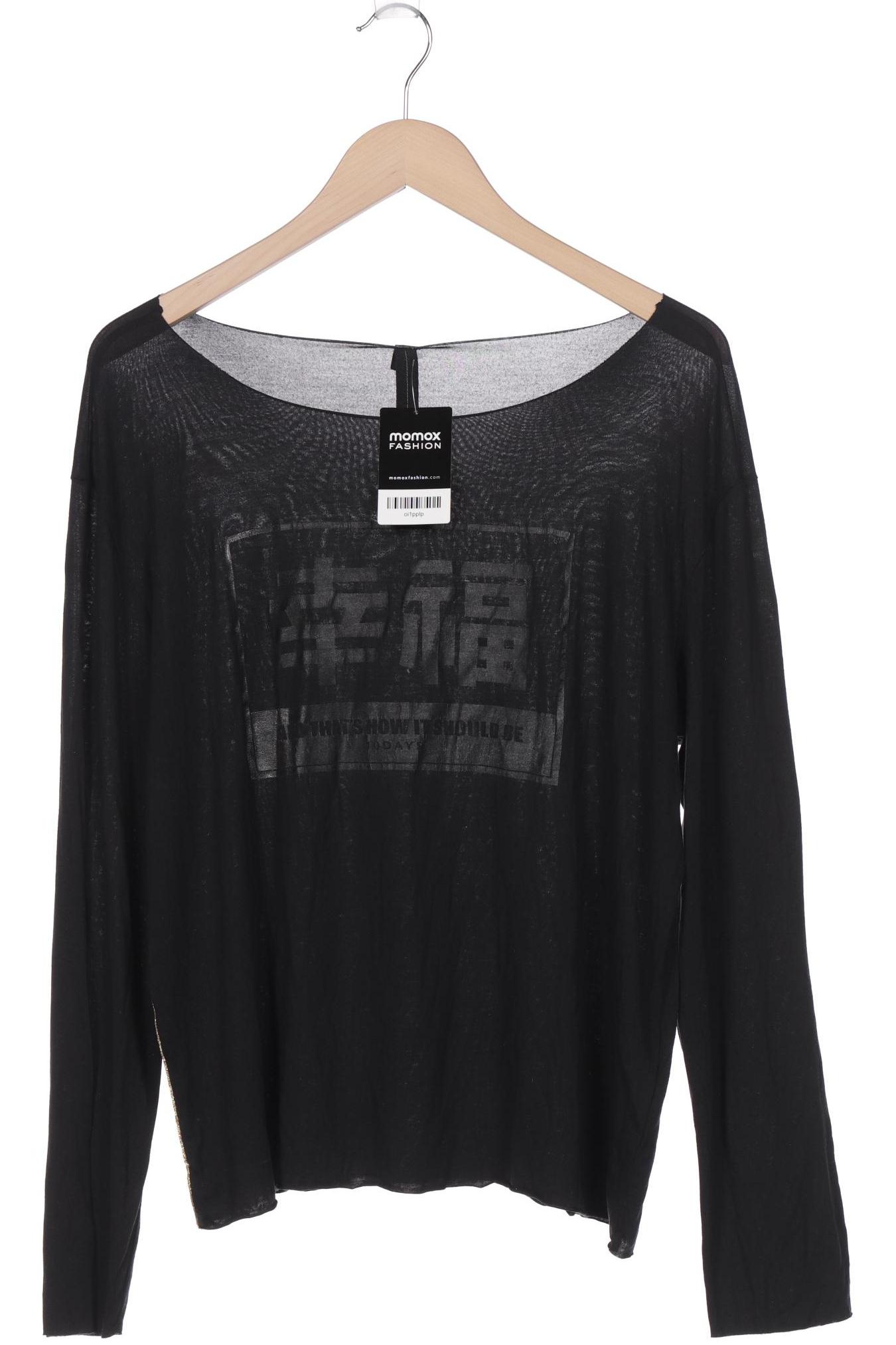 

10Days Damen Langarmshirt, schwarz, Gr. 38