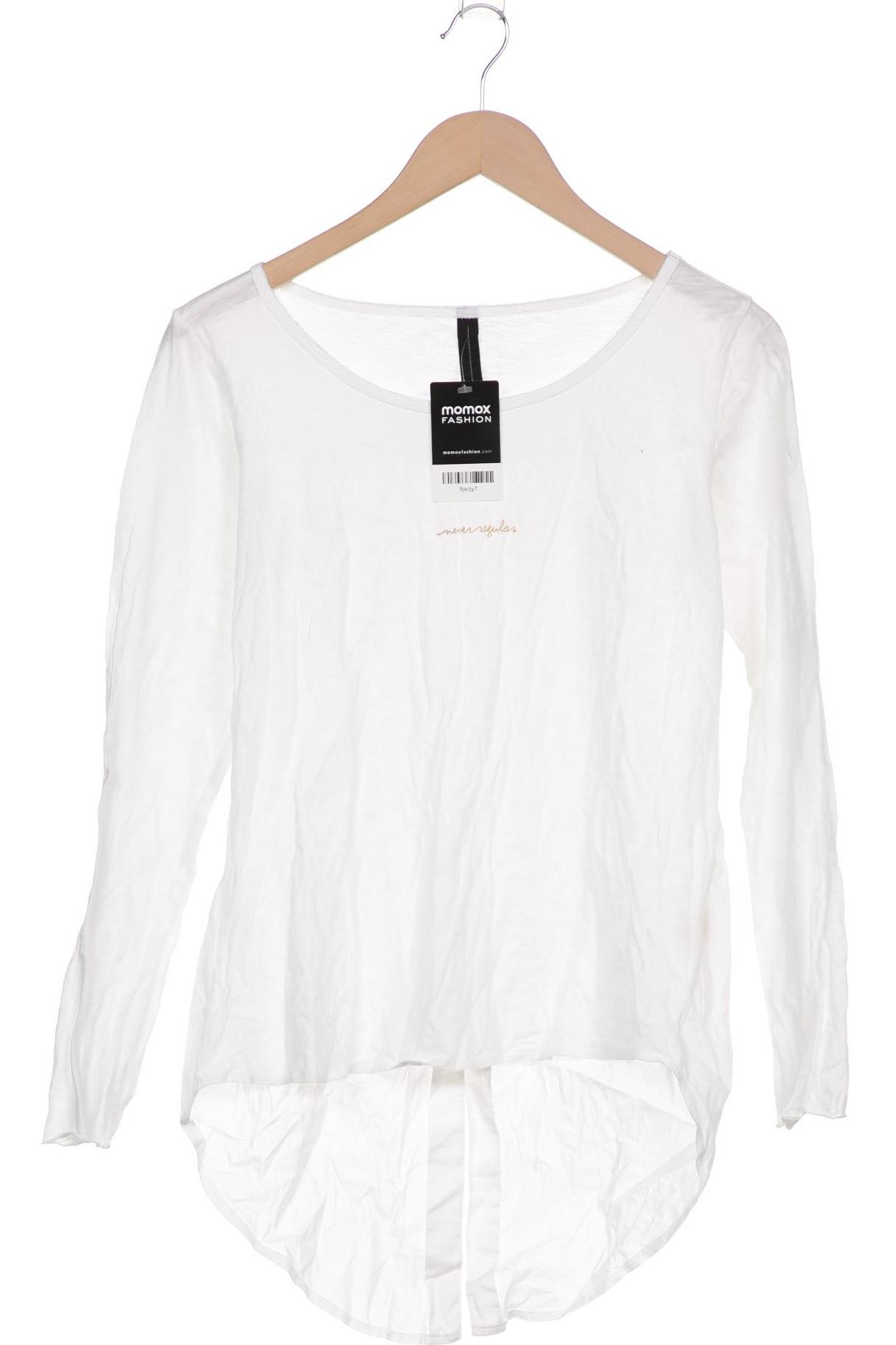 

10DAYS Damen Langarmshirt, weiß