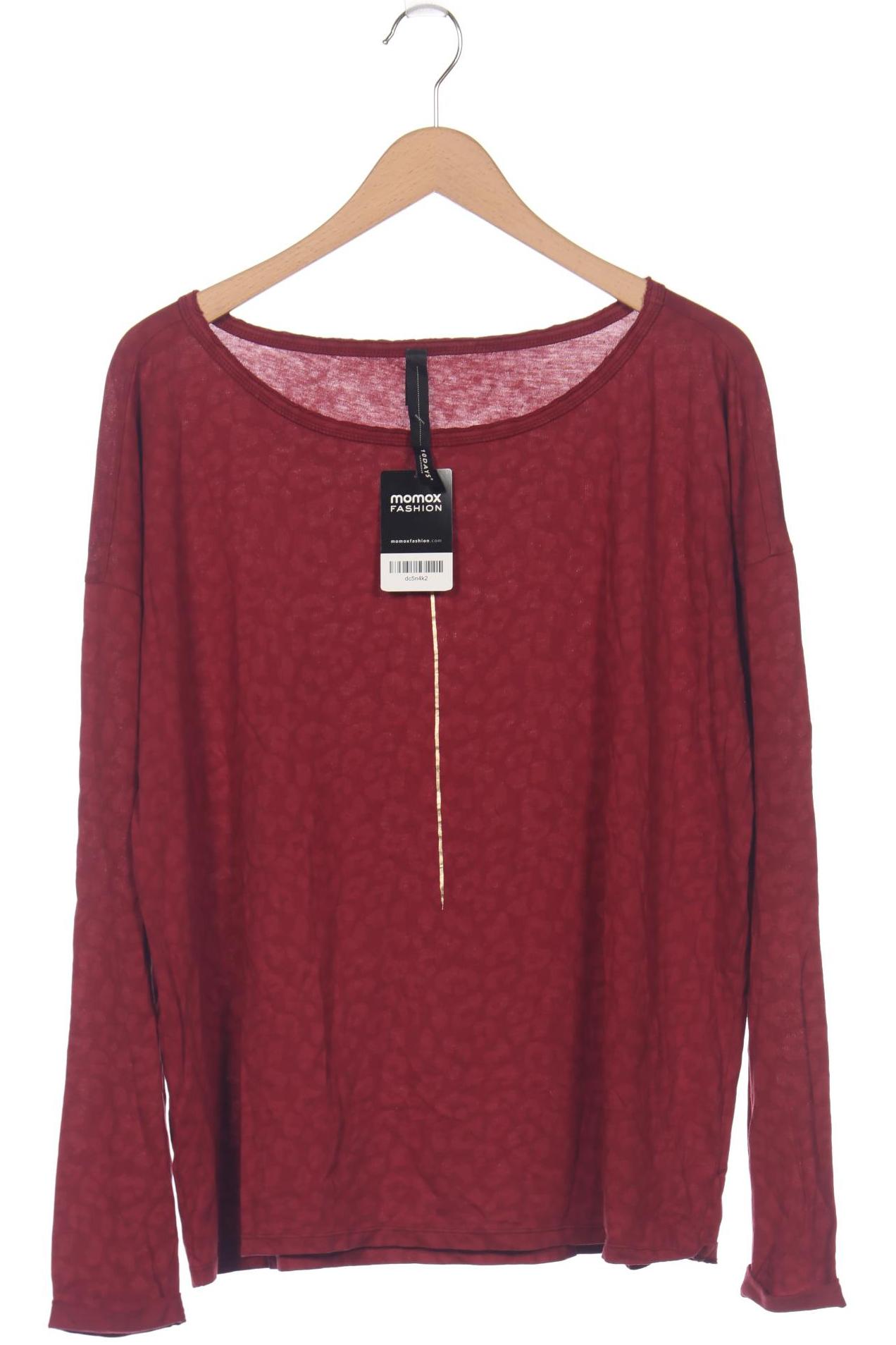 

10Days Damen Langarmshirt, bordeaux, Gr. 48