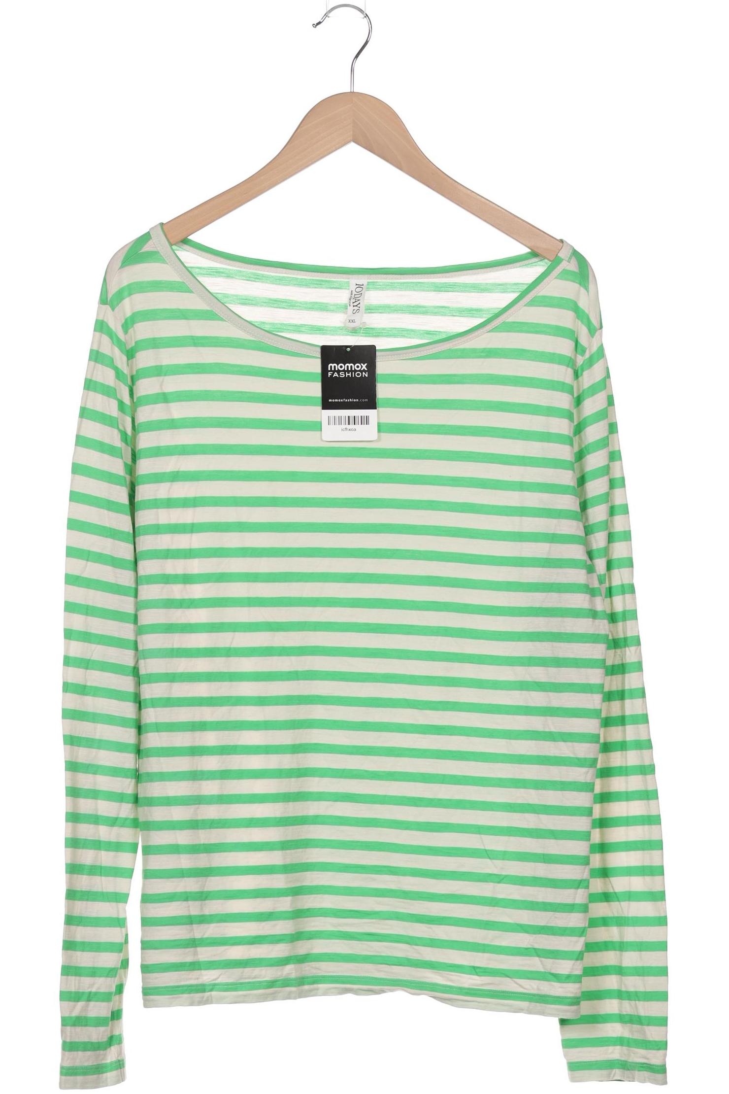 

10Days Damen Langarmshirt, hellgrün, Gr. 46