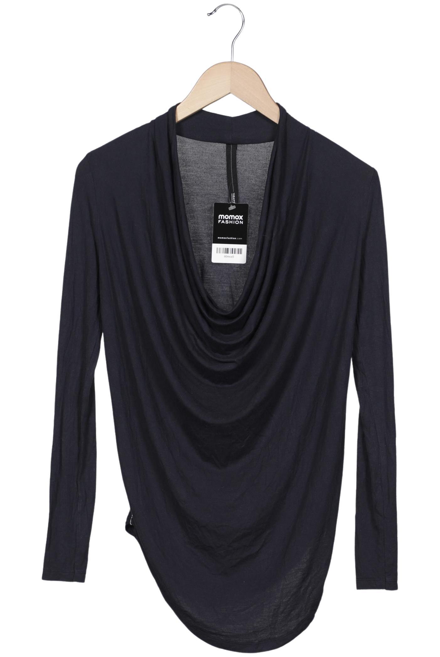 Thumbnail - 10Days Damen Langarmshirt, marineblau, Gr. 38