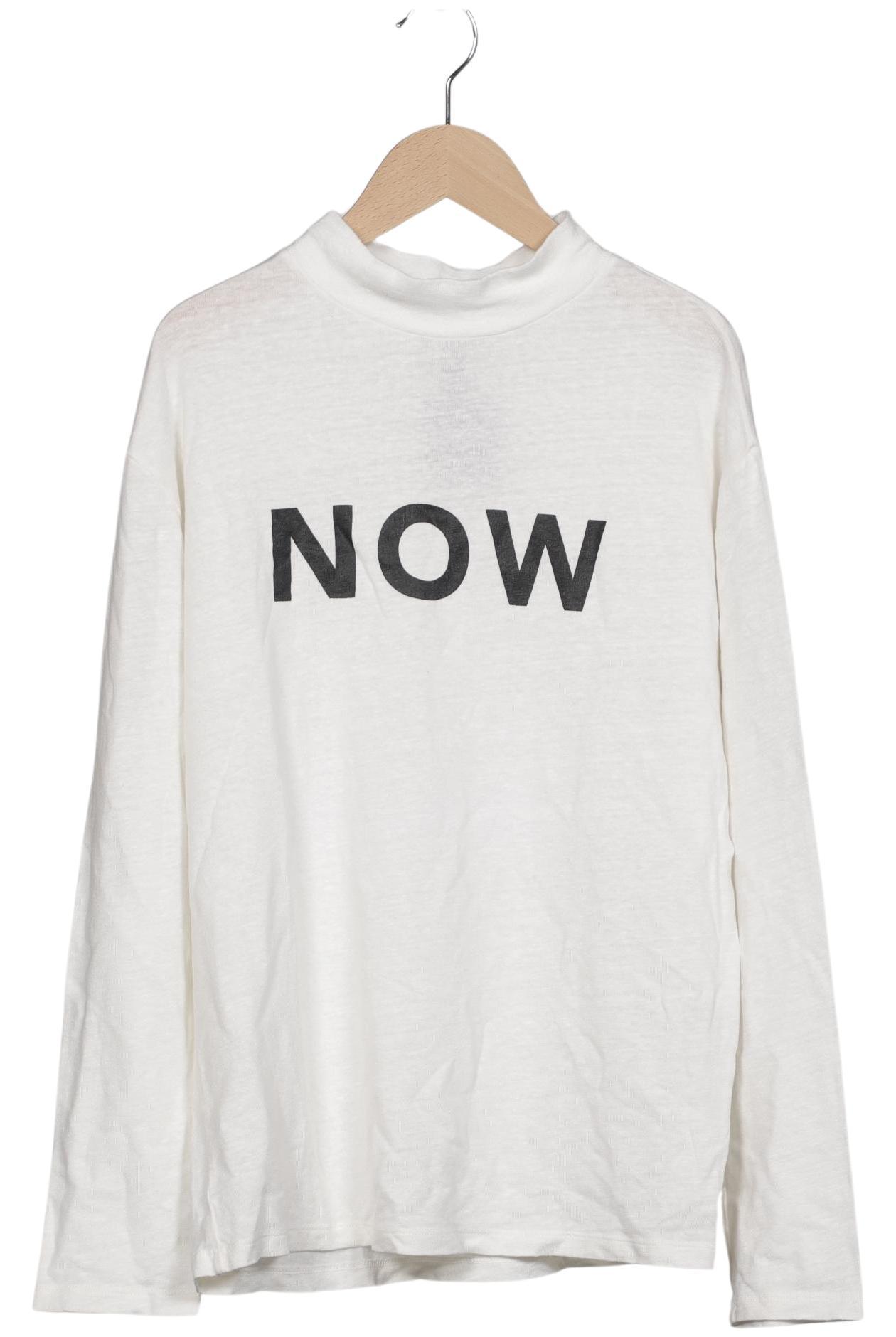 

10Days Damen Langarmshirt, weiß, Gr. 46