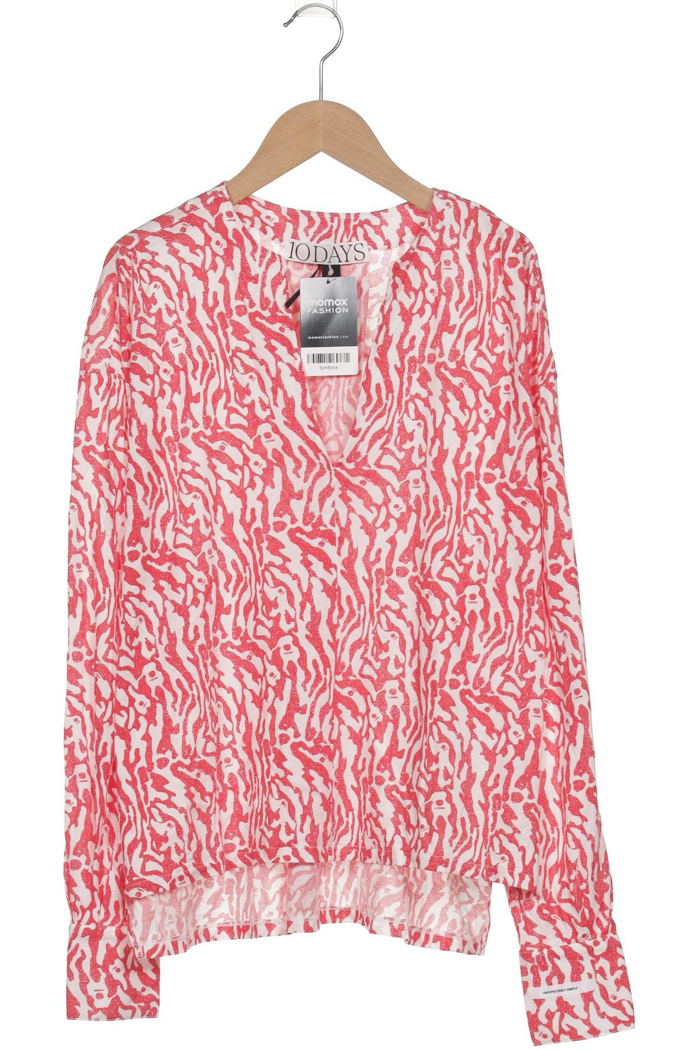 

10Days Damen Langarmshirt, rot, Gr. 34