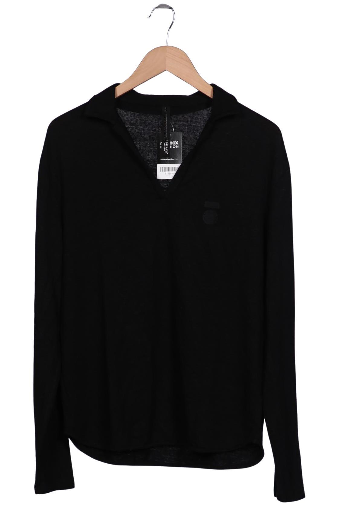 

10Days Damen Langarmshirt, schwarz, Gr. 38