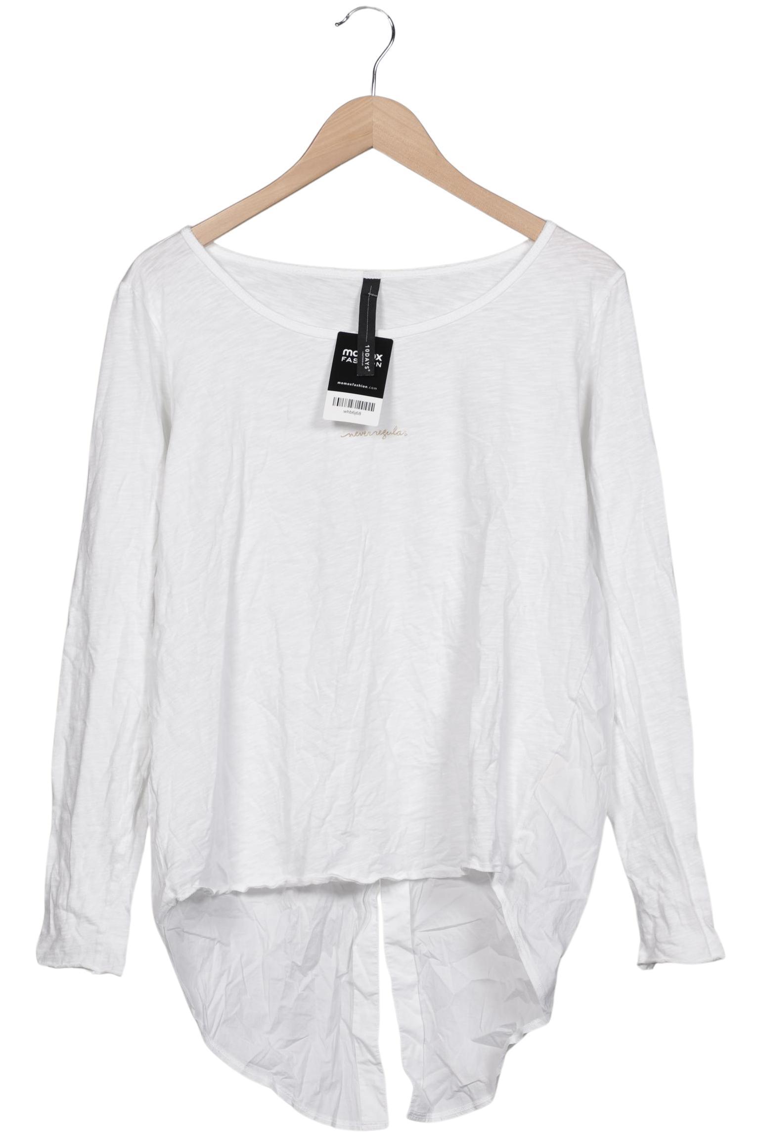 

10Days Damen Langarmshirt, weiß, Gr. 42
