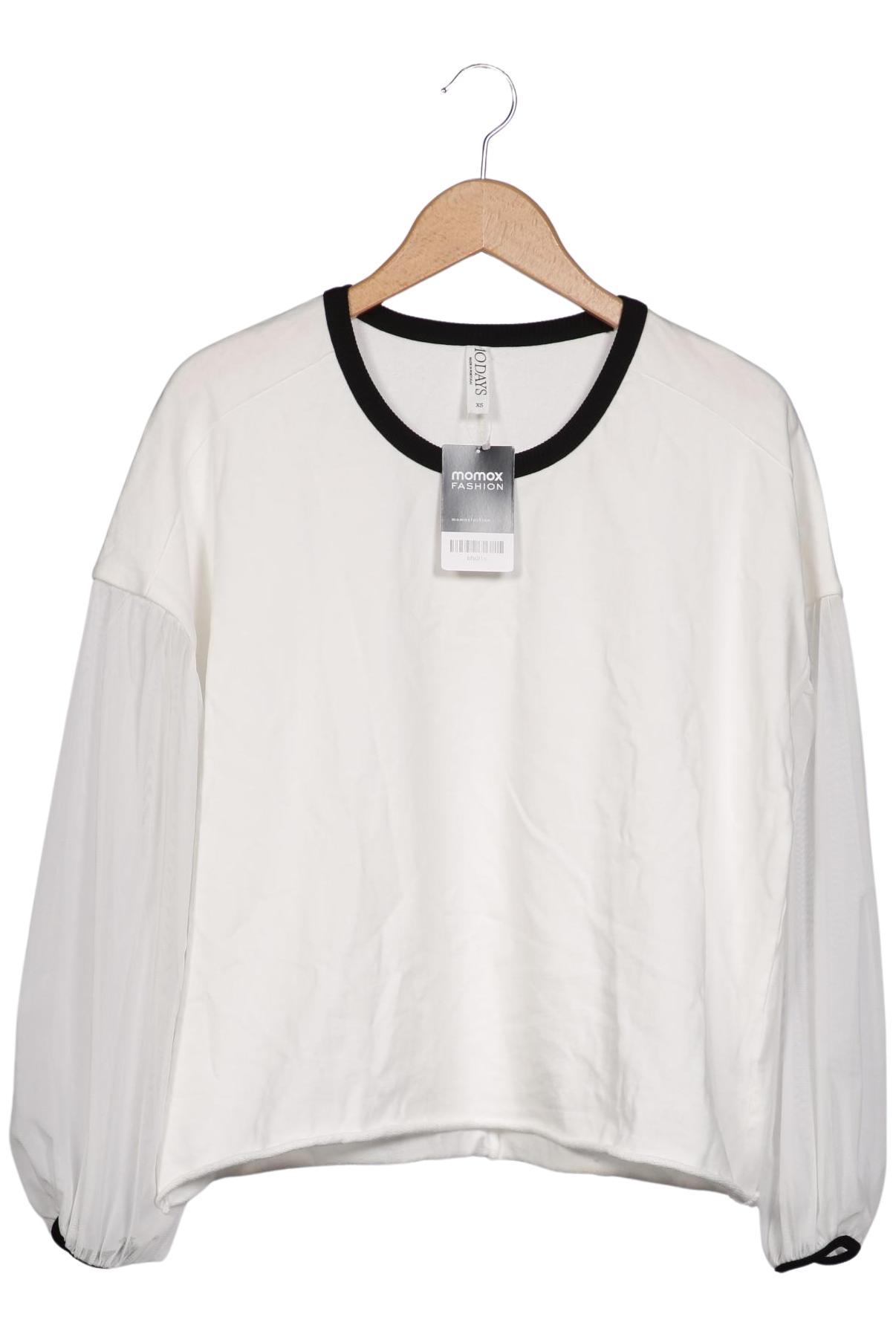 

10Days Damen Pullover, weiß, Gr. 34