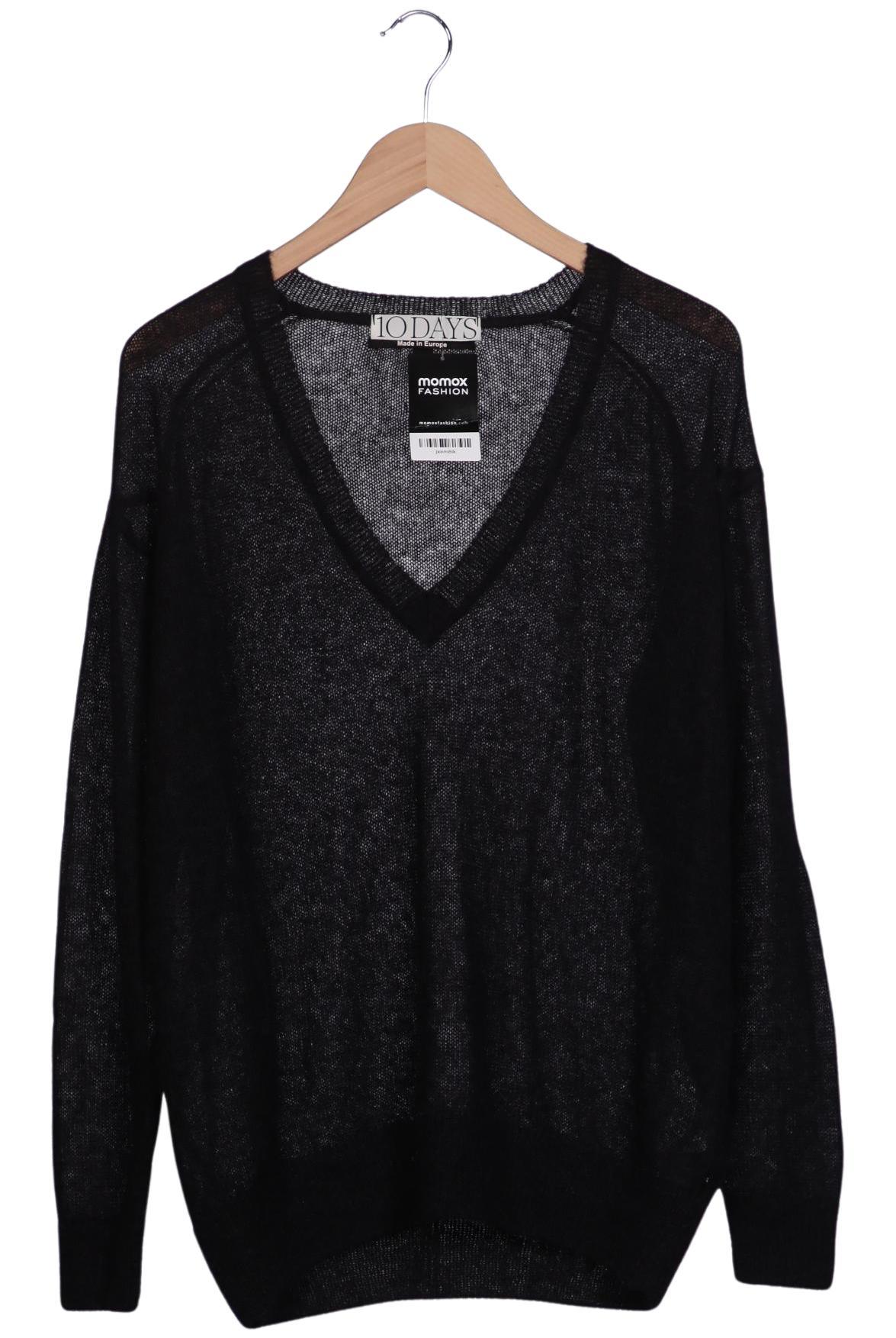 

10Days Damen Pullover, schwarz, Gr. 38