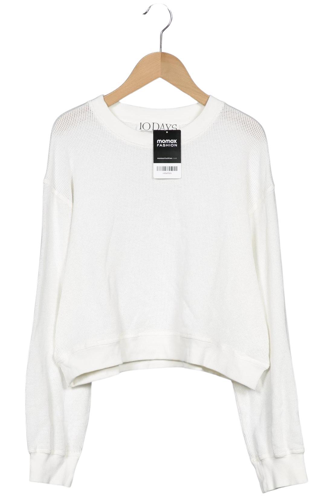 

10Days Damen Pullover, weiß, Gr. 36