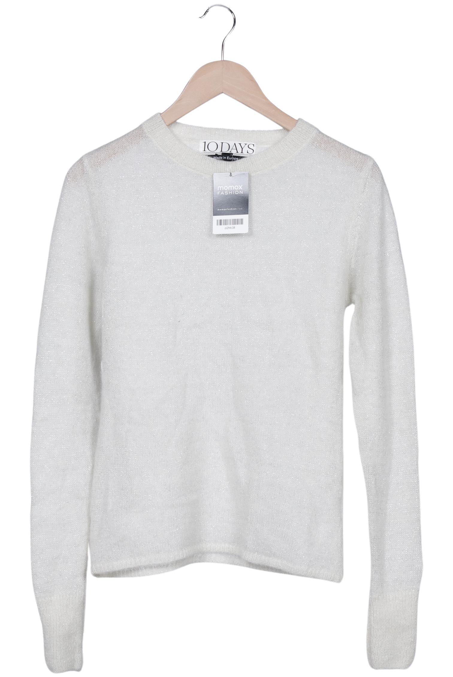 

10Days Damen Pullover, weiß, Gr. 36