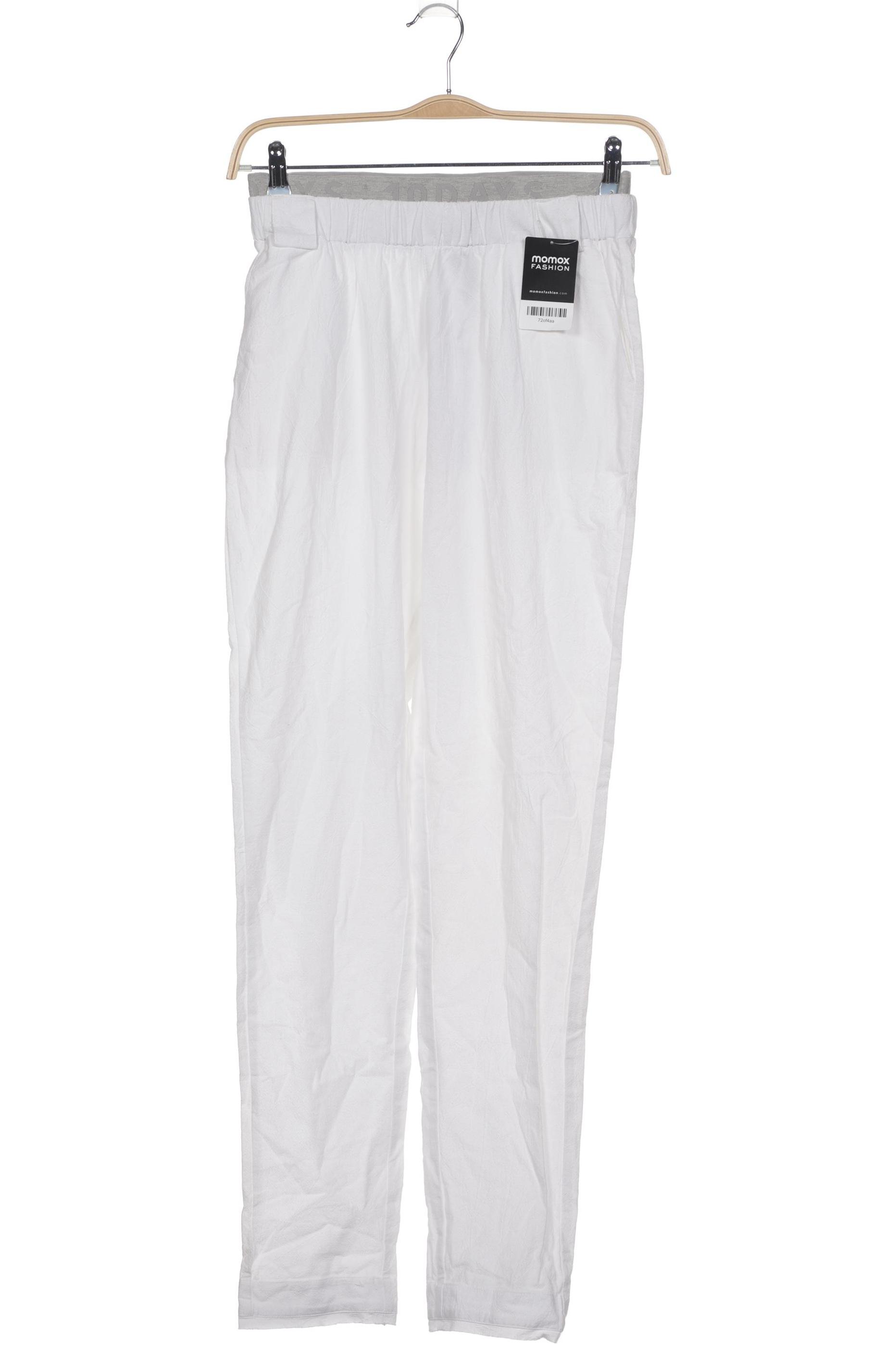 

10Days Damen Stoffhose, weiß, Gr. 0