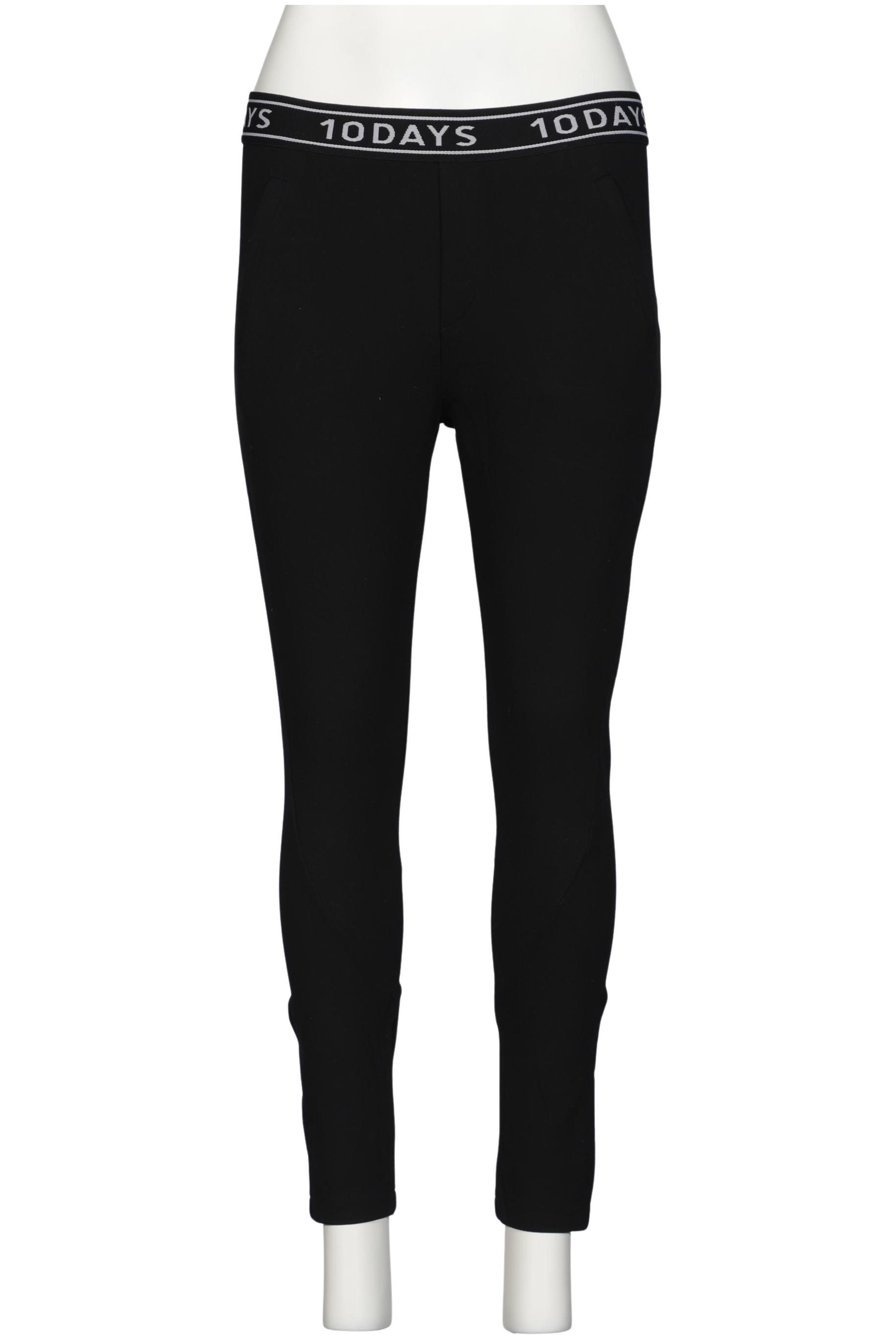 

10Days Damen Stoffhose, schwarz, Gr. 0