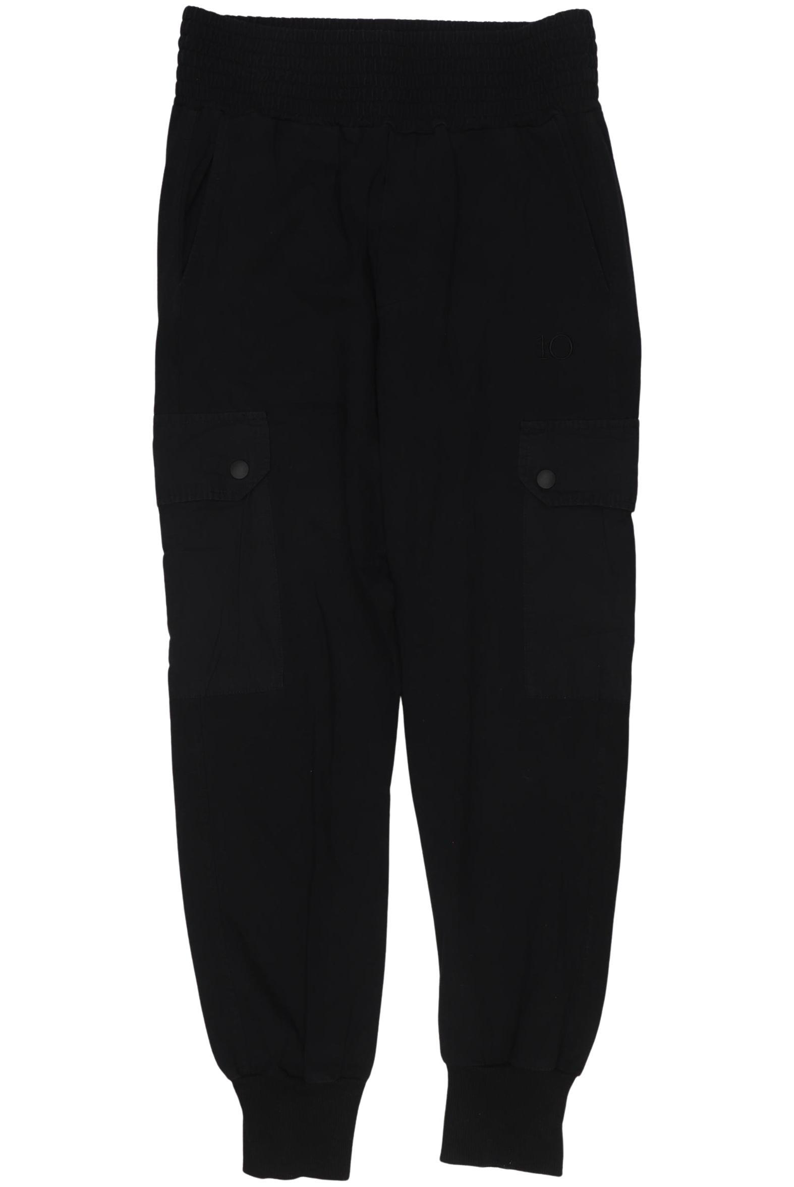 

10Days Damen Stoffhose, schwarz, Gr. 0