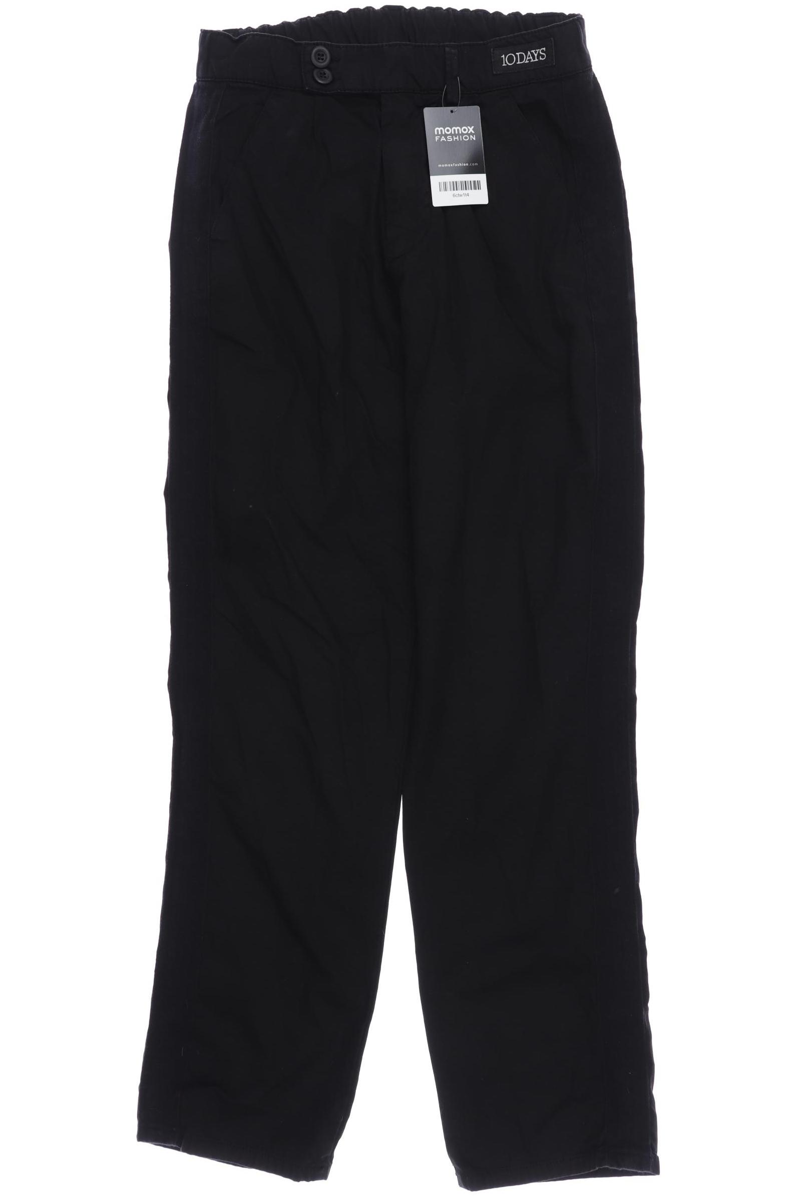 

10Days Damen Stoffhose, schwarz, Gr. 0