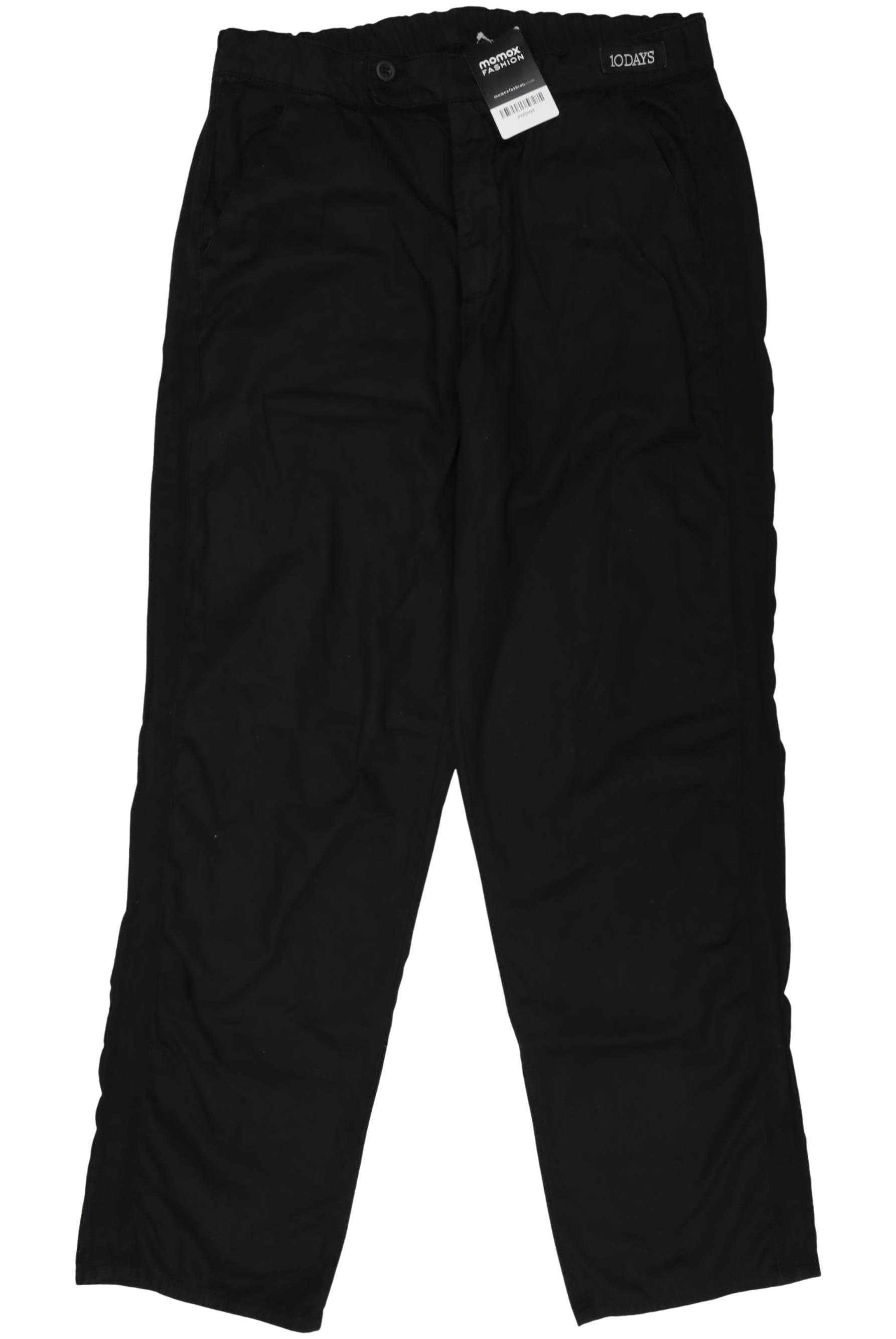 

10Days Damen Stoffhose, schwarz, Gr. 0
