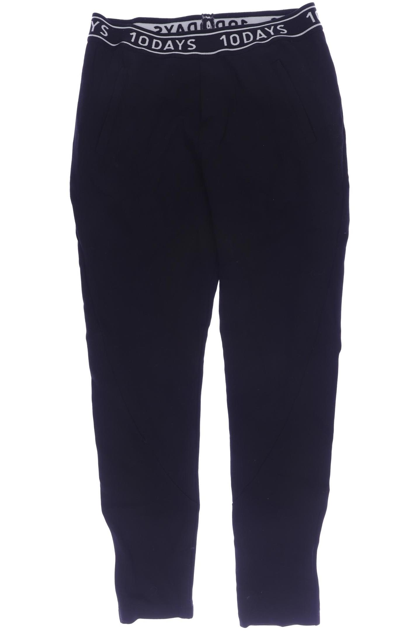 

10Days Damen Stoffhose, schwarz, Gr. 0