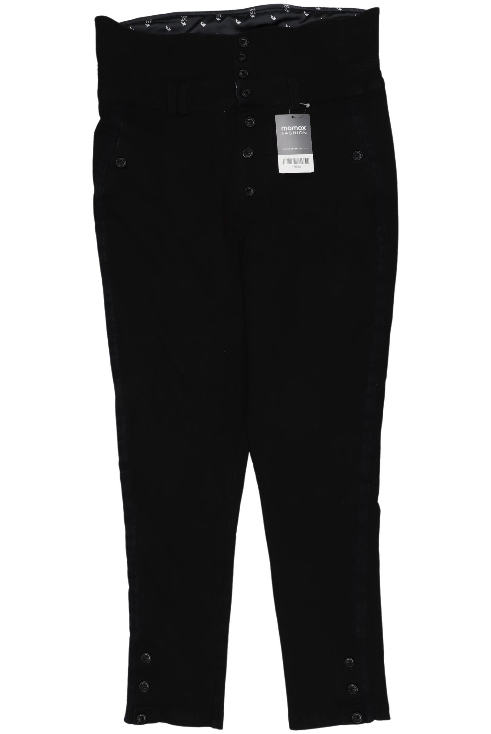 

10Days Damen Stoffhose, schwarz, Gr. 42