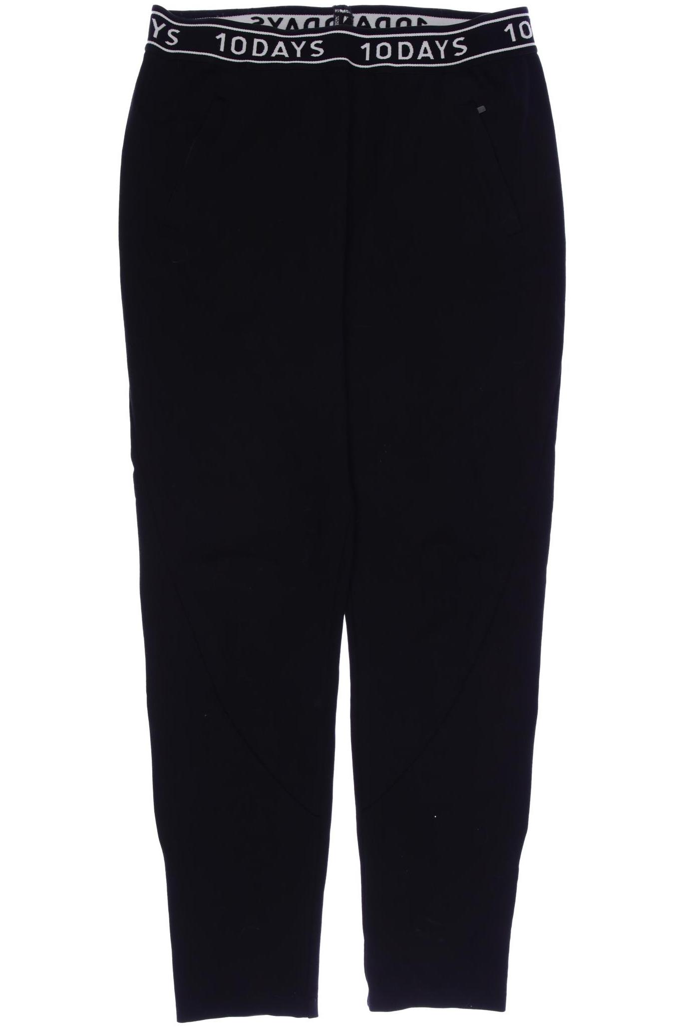 

10Days Damen Stoffhose, schwarz, Gr. 0