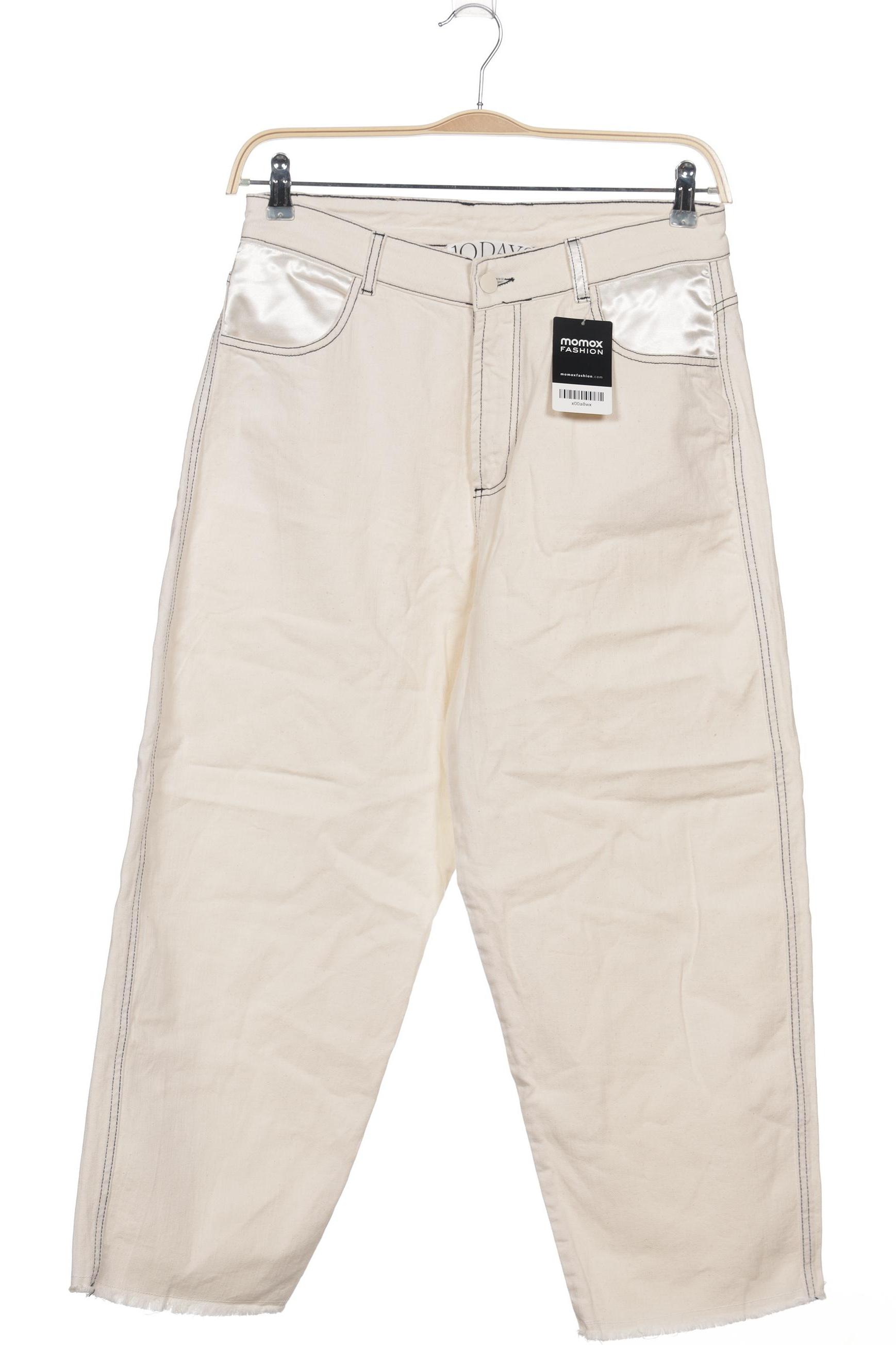 

10Days Damen Stoffhose, beige, Gr. 0