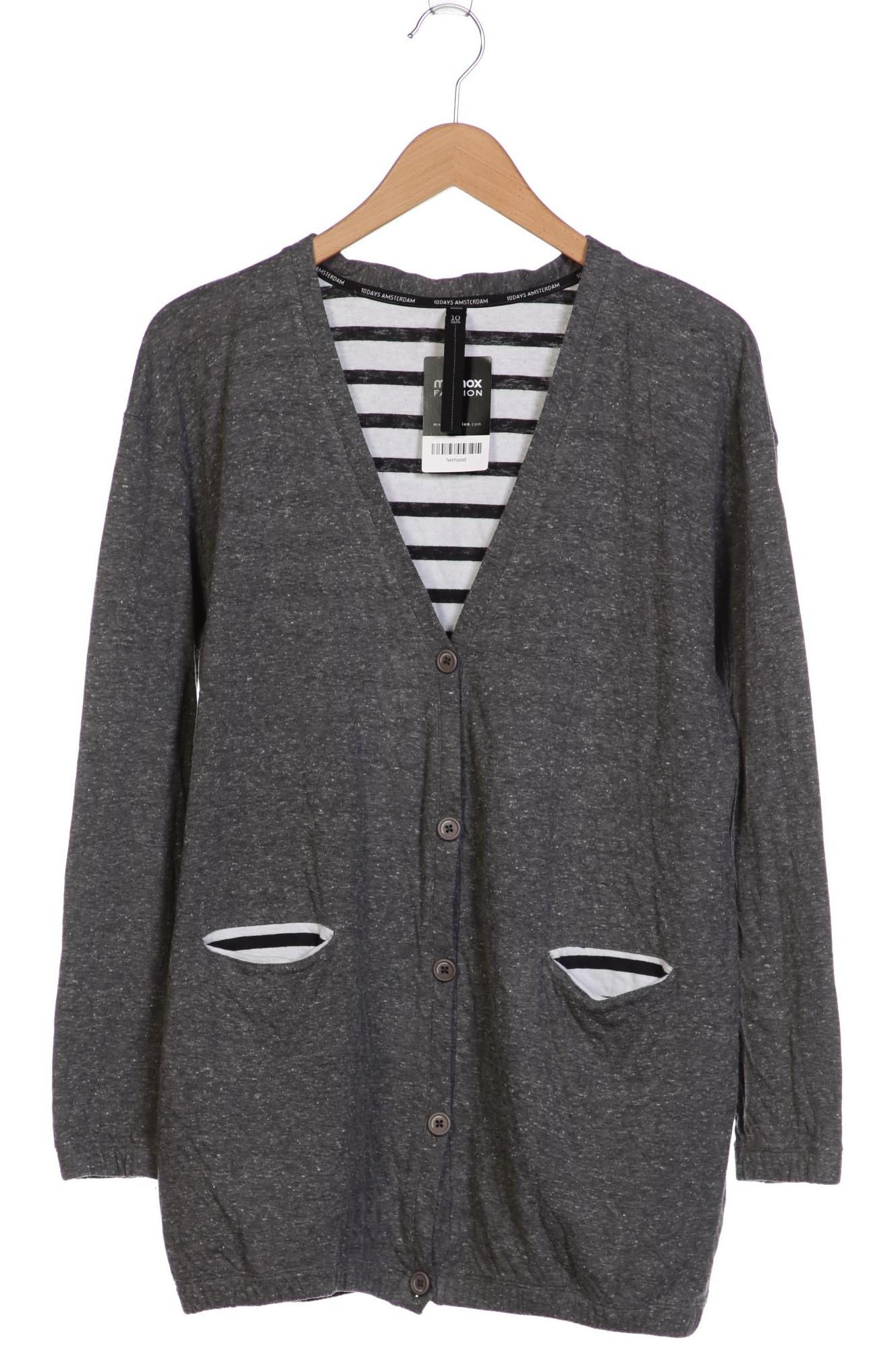 

10Days Damen Strickjacke, grau, Gr. 48